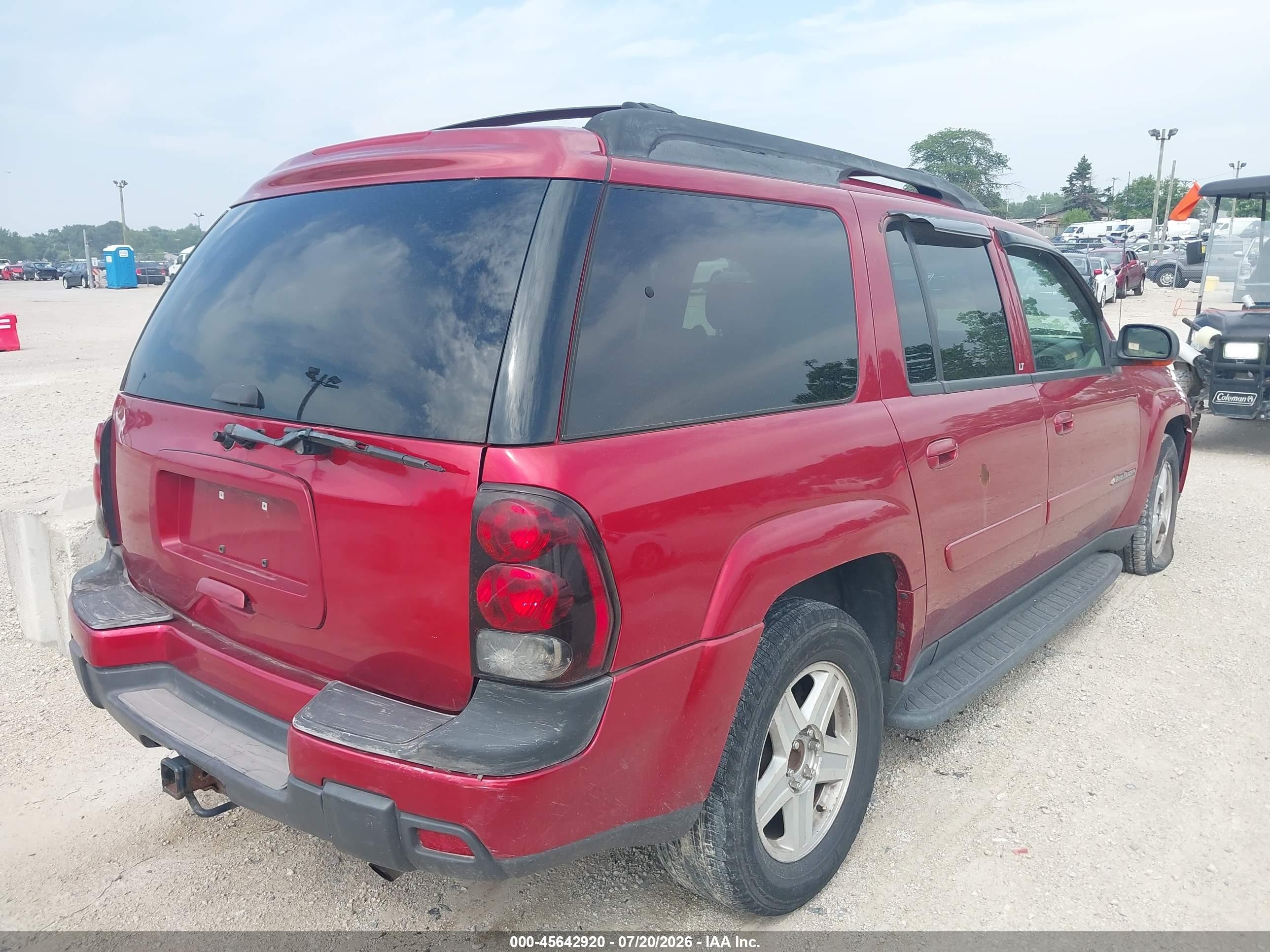 2003 Chevrolet Trailblazer Ext Lt Red vin: 1GNES16S536186366