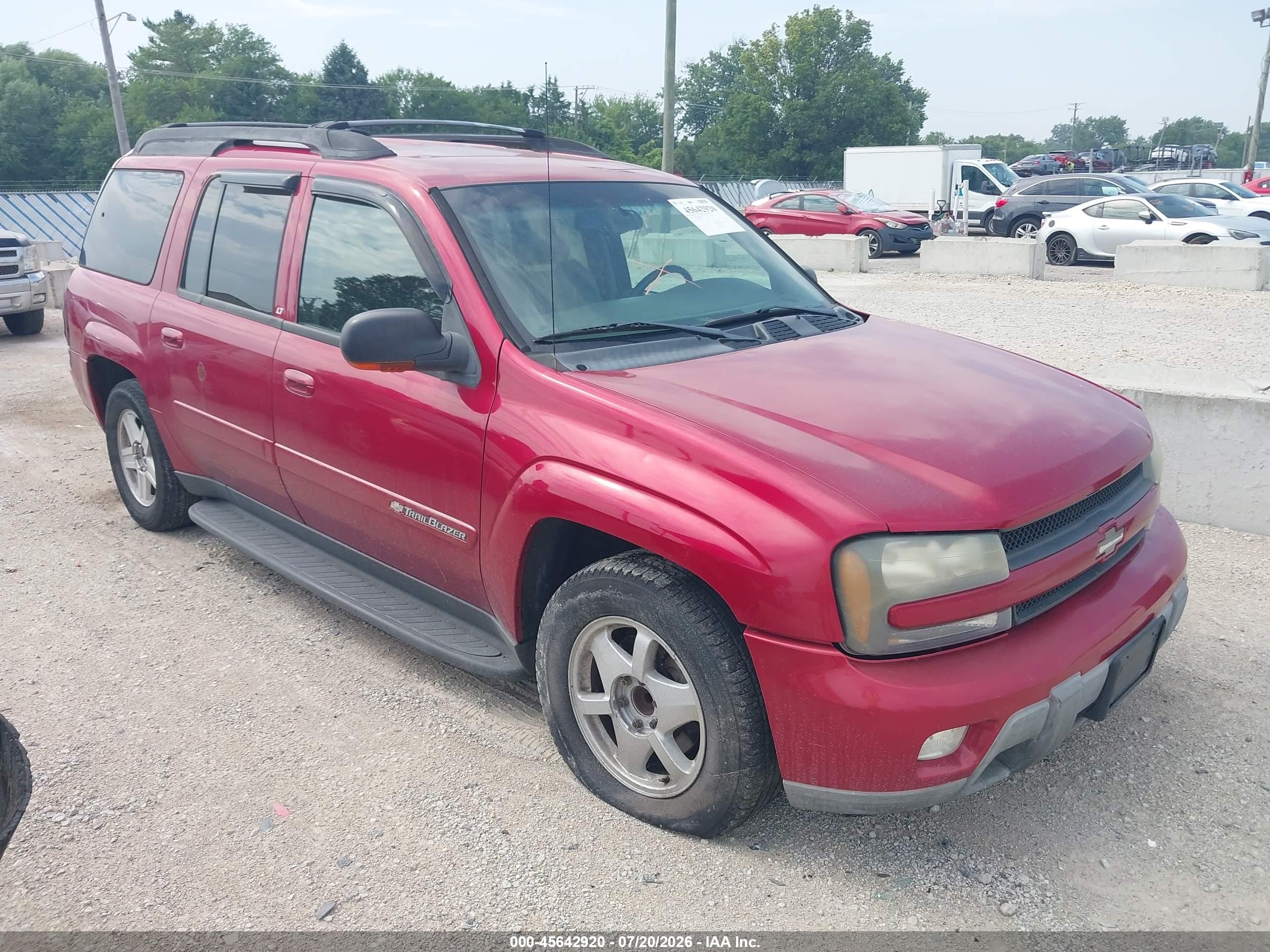 2003 Chevrolet Trailblazer Ext Lt Red vin: 1GNES16S536186366