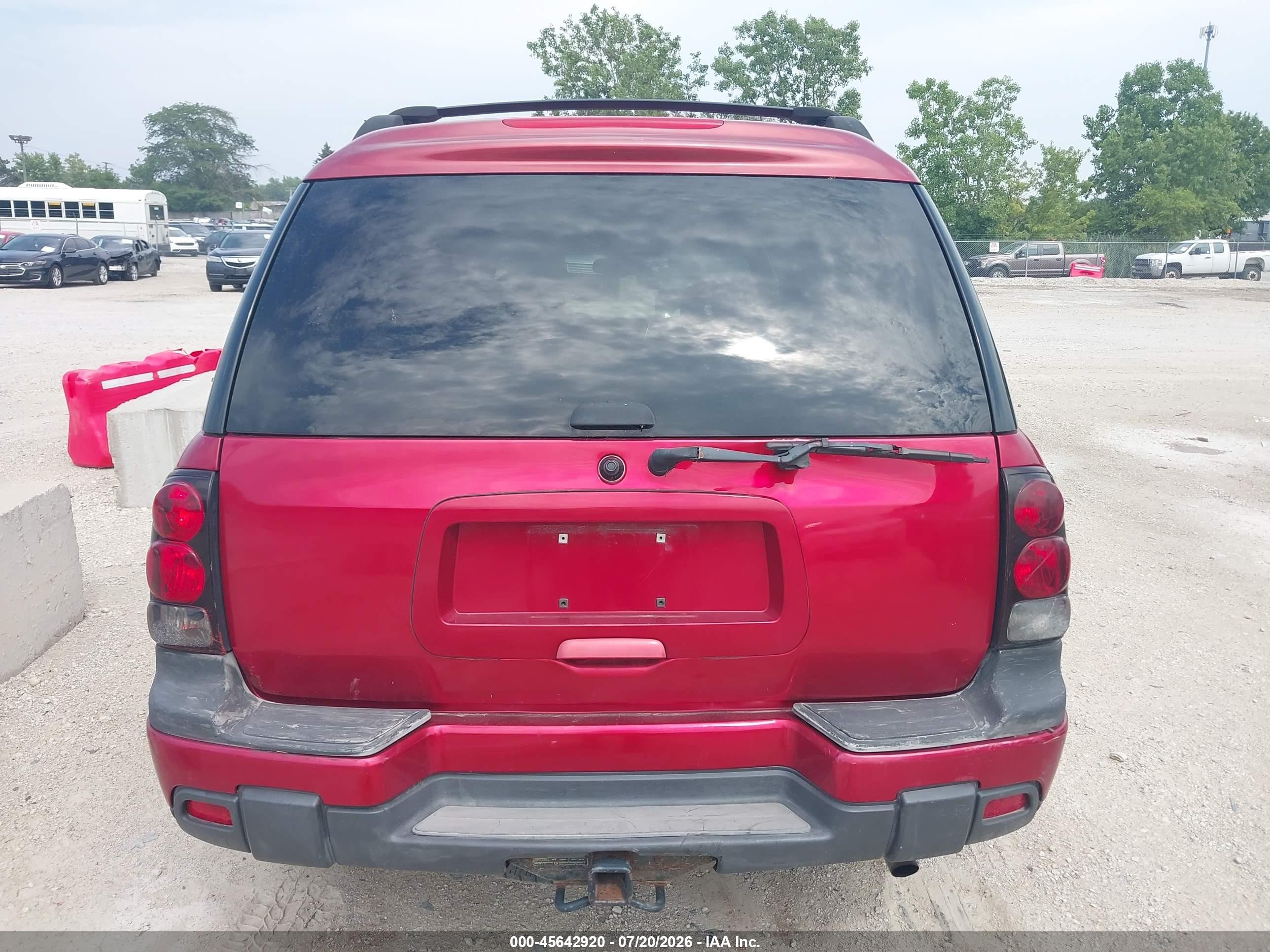 2003 Chevrolet Trailblazer Ext Lt Red vin: 1GNES16S536186366