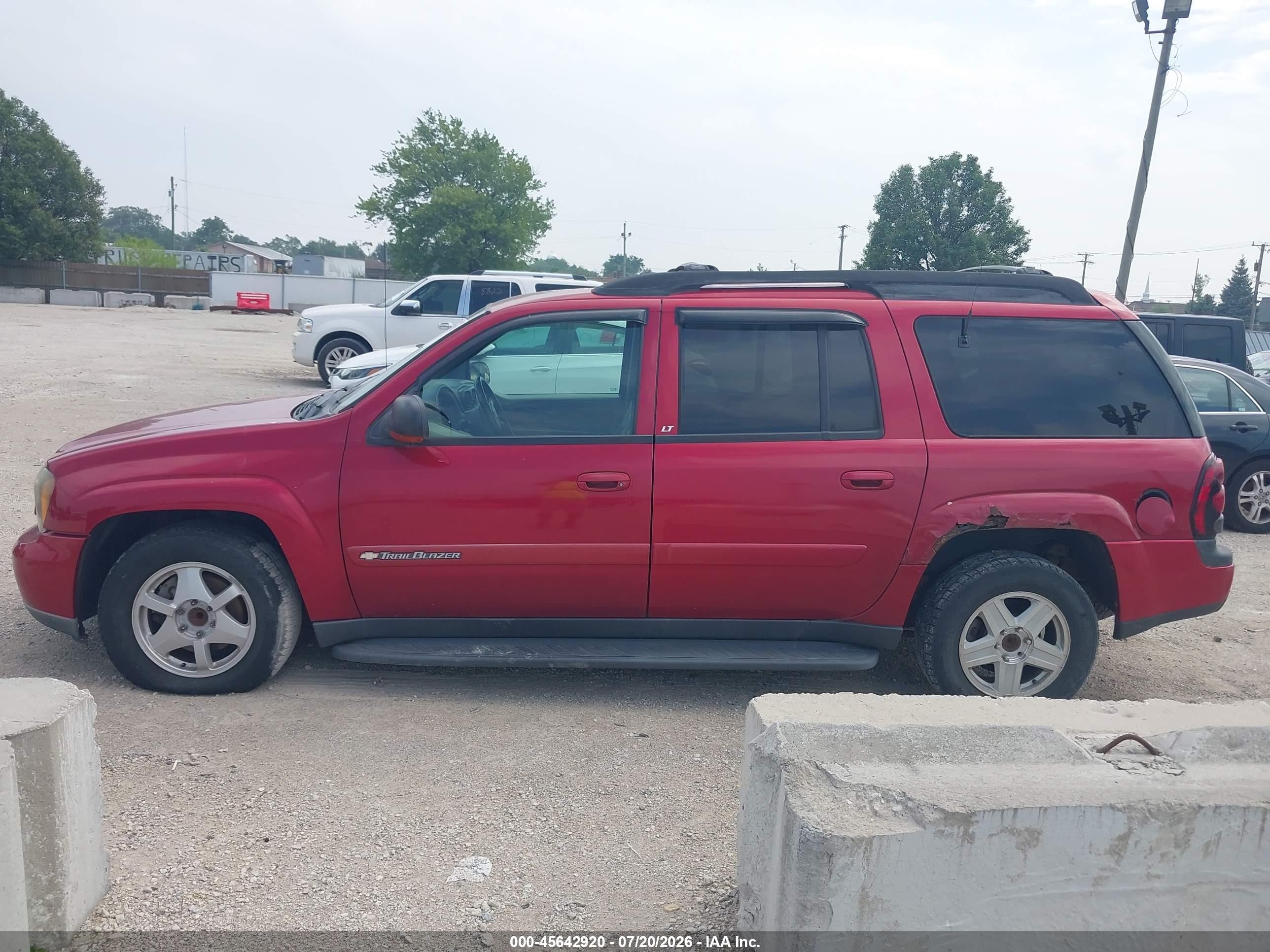 2003 Chevrolet Trailblazer Ext Lt Red vin: 1GNES16S536186366