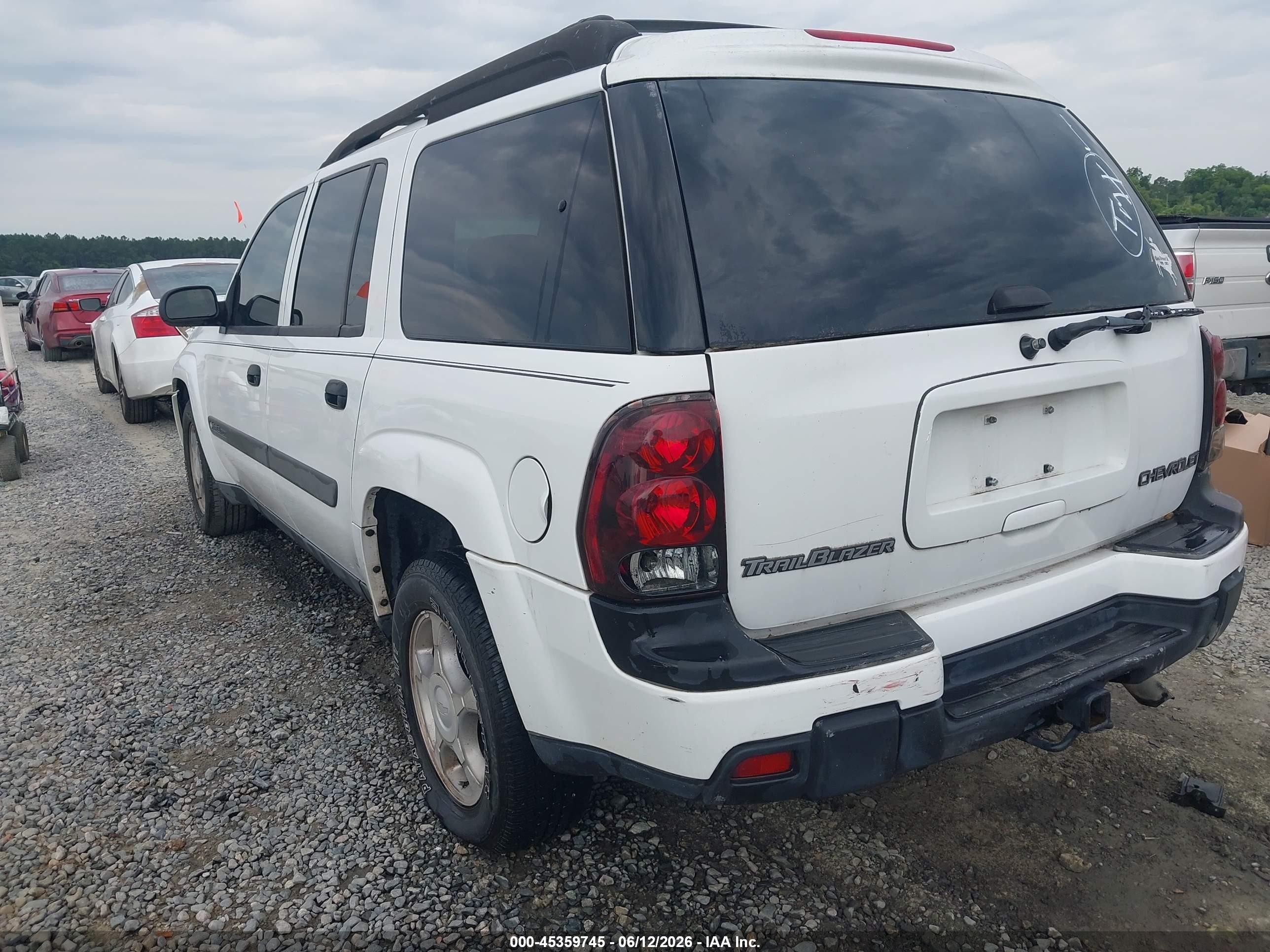 2004 Chevrolet Trailblazer Ext Ls White vin: 1GNES16S546102919