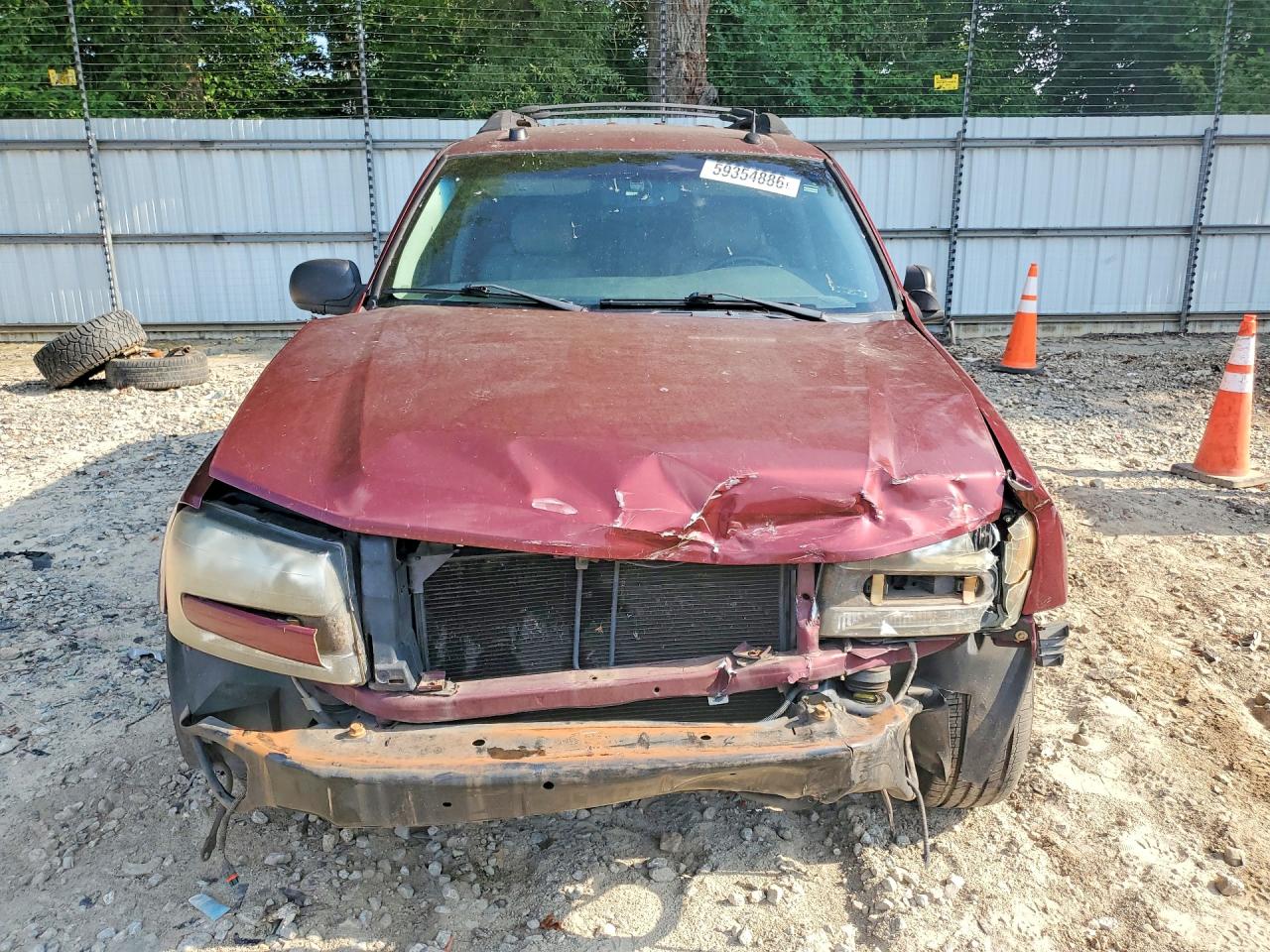2005 Chevrolet Trailblazer Ext Ls/ext Lt Burgundy vin: 1GNES16S556109550