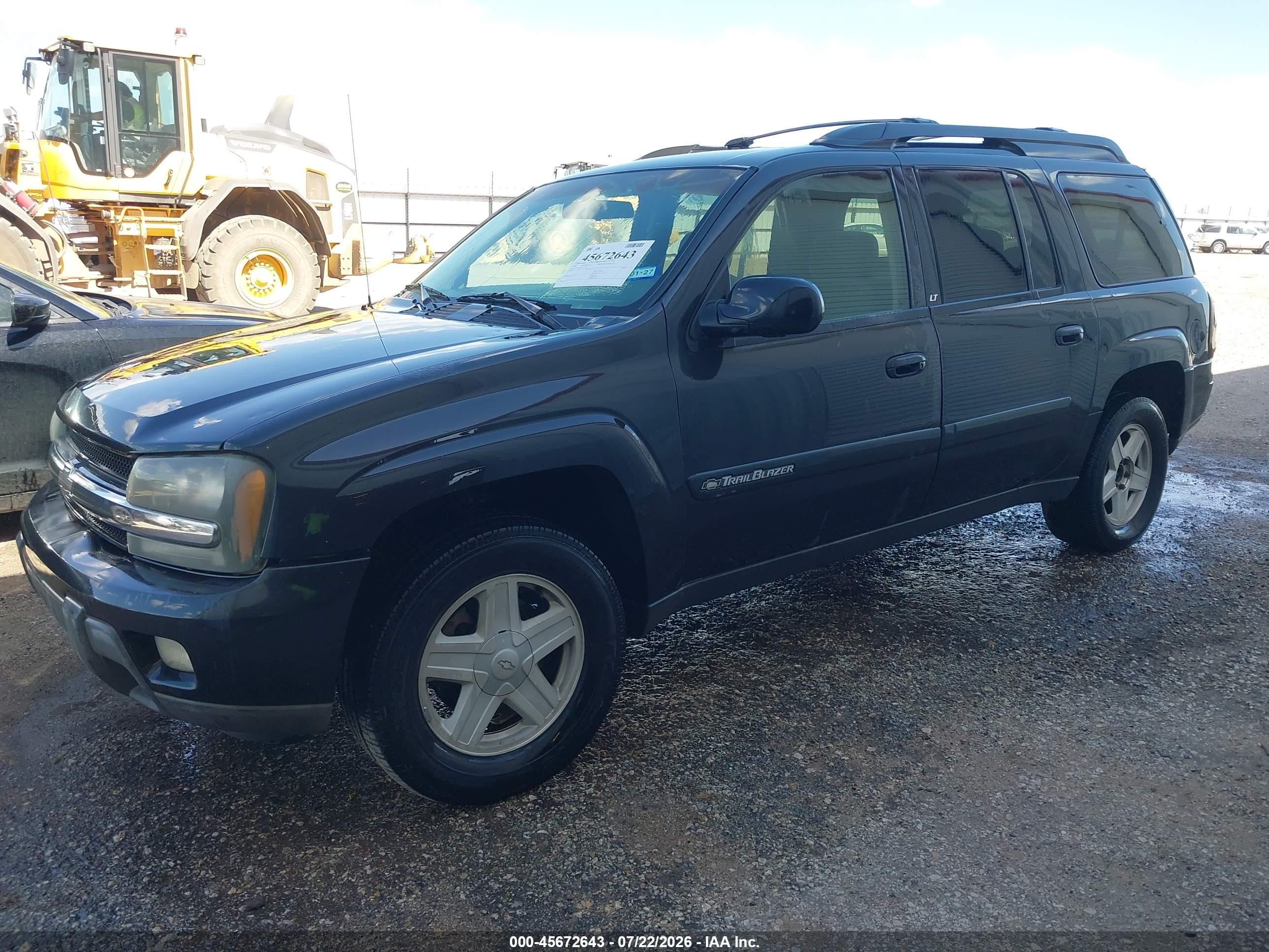 2003 Chevrolet Trailblazer Ext Lt Black vin: 1GNES16S736237396