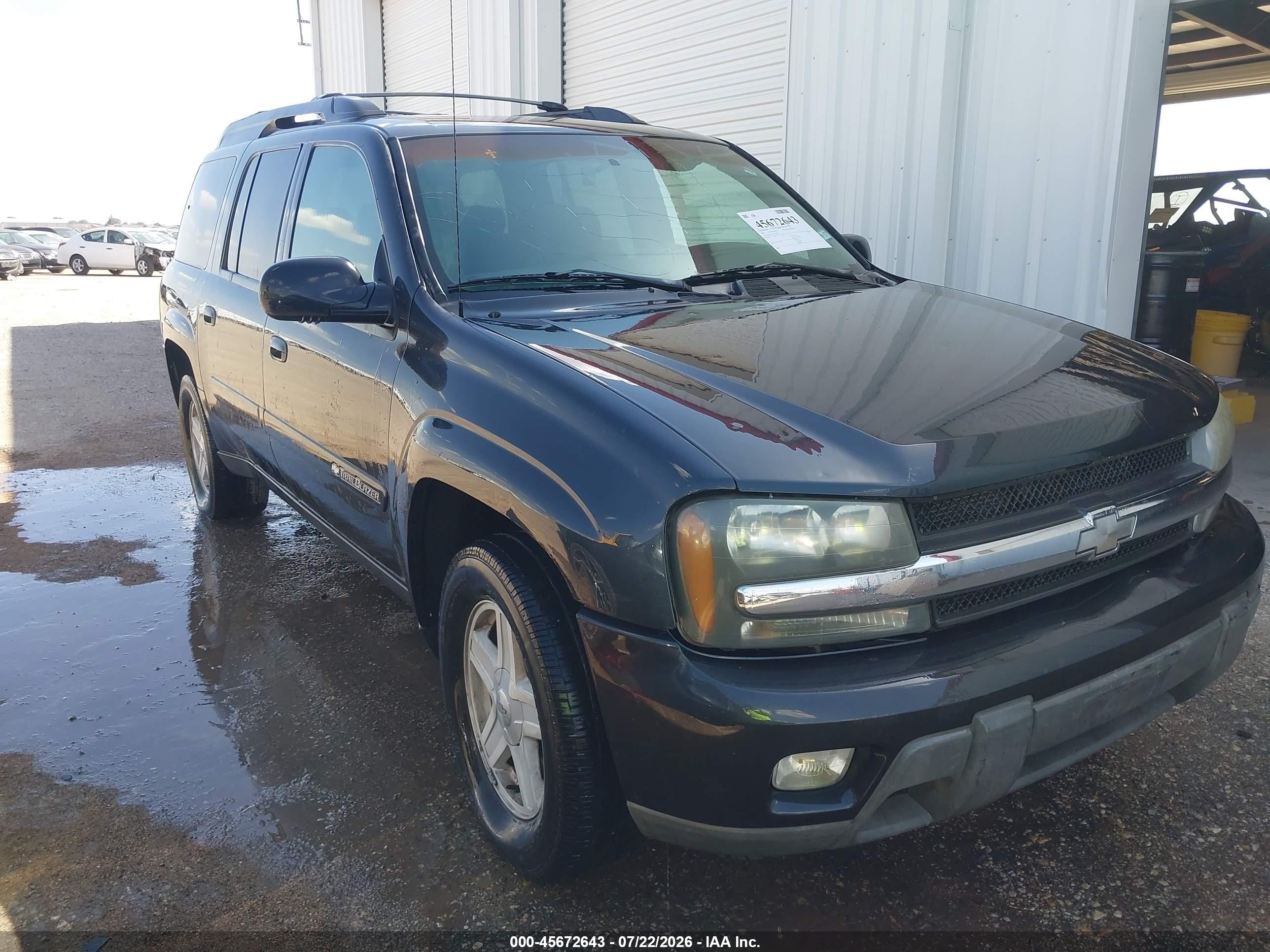 2003 Chevrolet Trailblazer Ext Lt Black vin: 1GNES16S736237396
