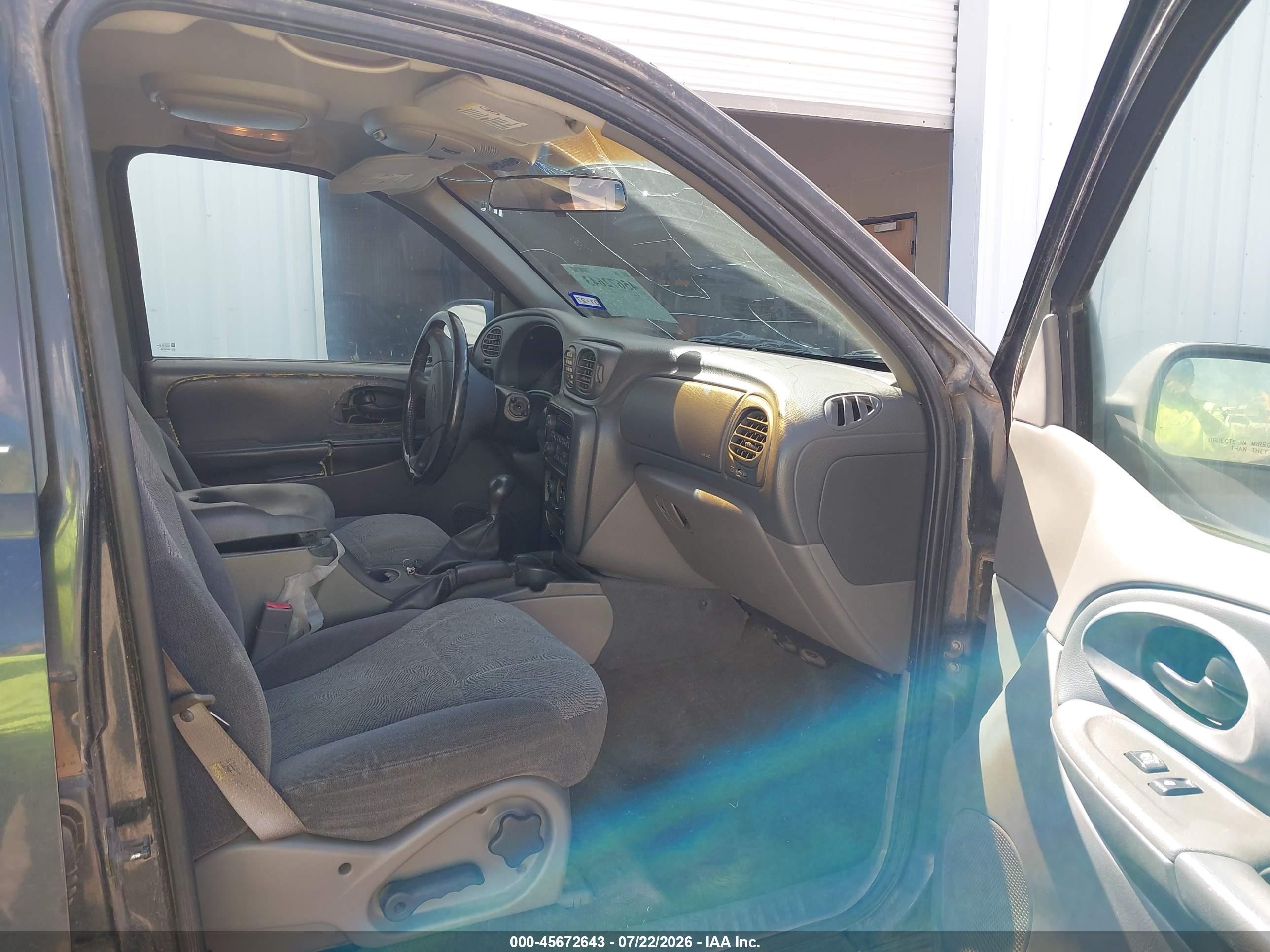 2003 Chevrolet Trailblazer Ext Lt Black vin: 1GNES16S736237396