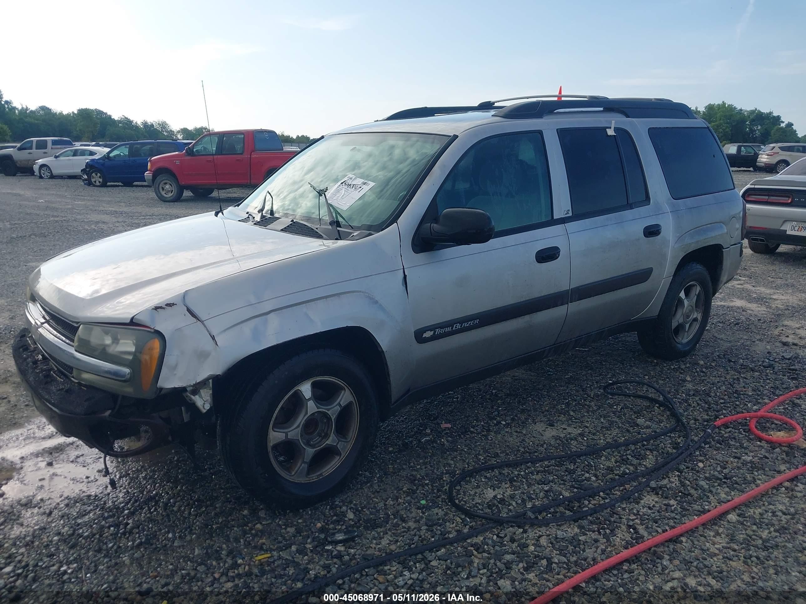 2004 Chevrolet Trailblazer Ext Ls Silver vin: 1GNES16S746236427