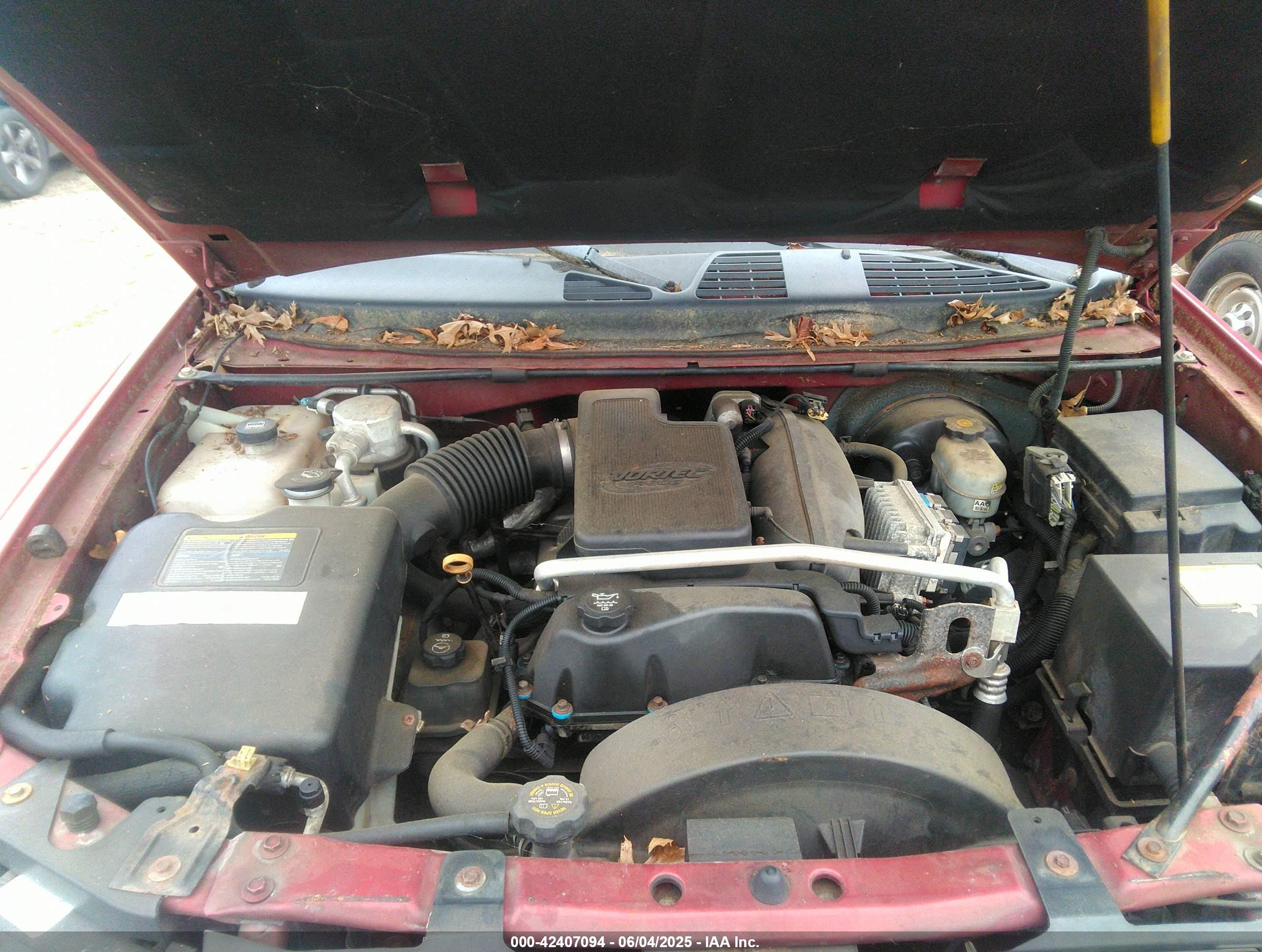 2003 Chevrolet Trailblazer Ext Lt Red vin: 1GNES16S836141843