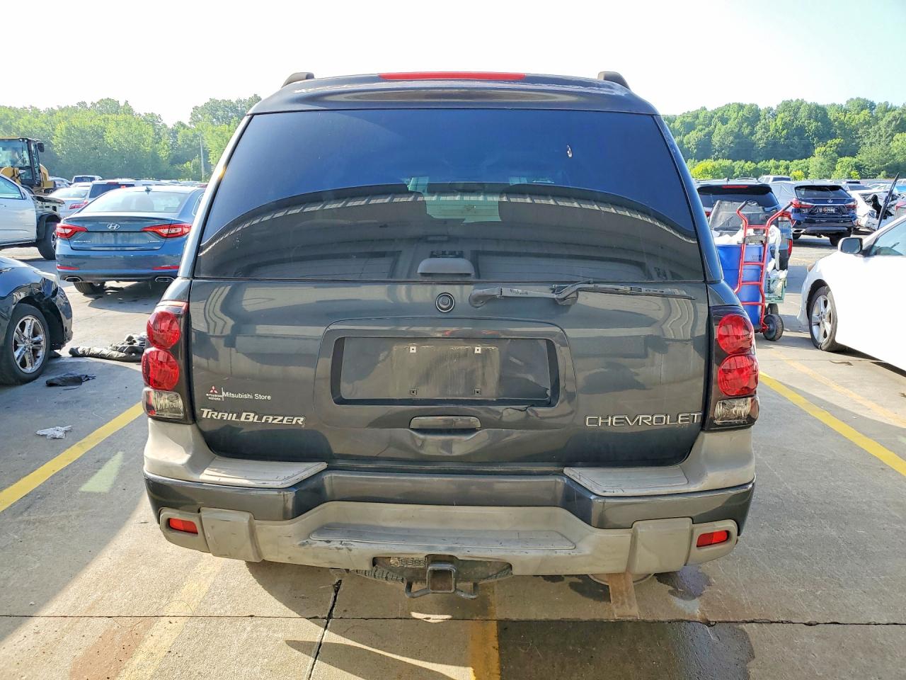 2003 Chevrolet Trailblazer Ext Gray vin: 1GNES16S836239626