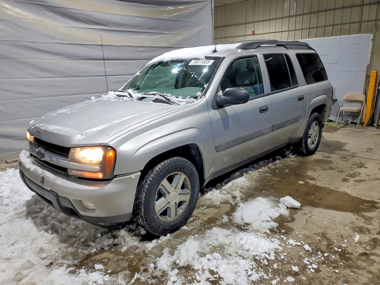 2005 Chevrolet Trailblazer Ext Ls Silver vin: 1GNES16S856105279