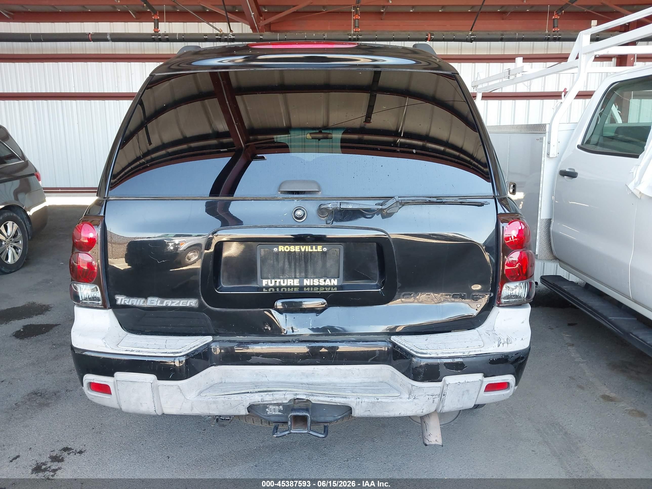 2004 Chevrolet Trailblazer Ext Ls Black vin: 1GNES16SX46154286