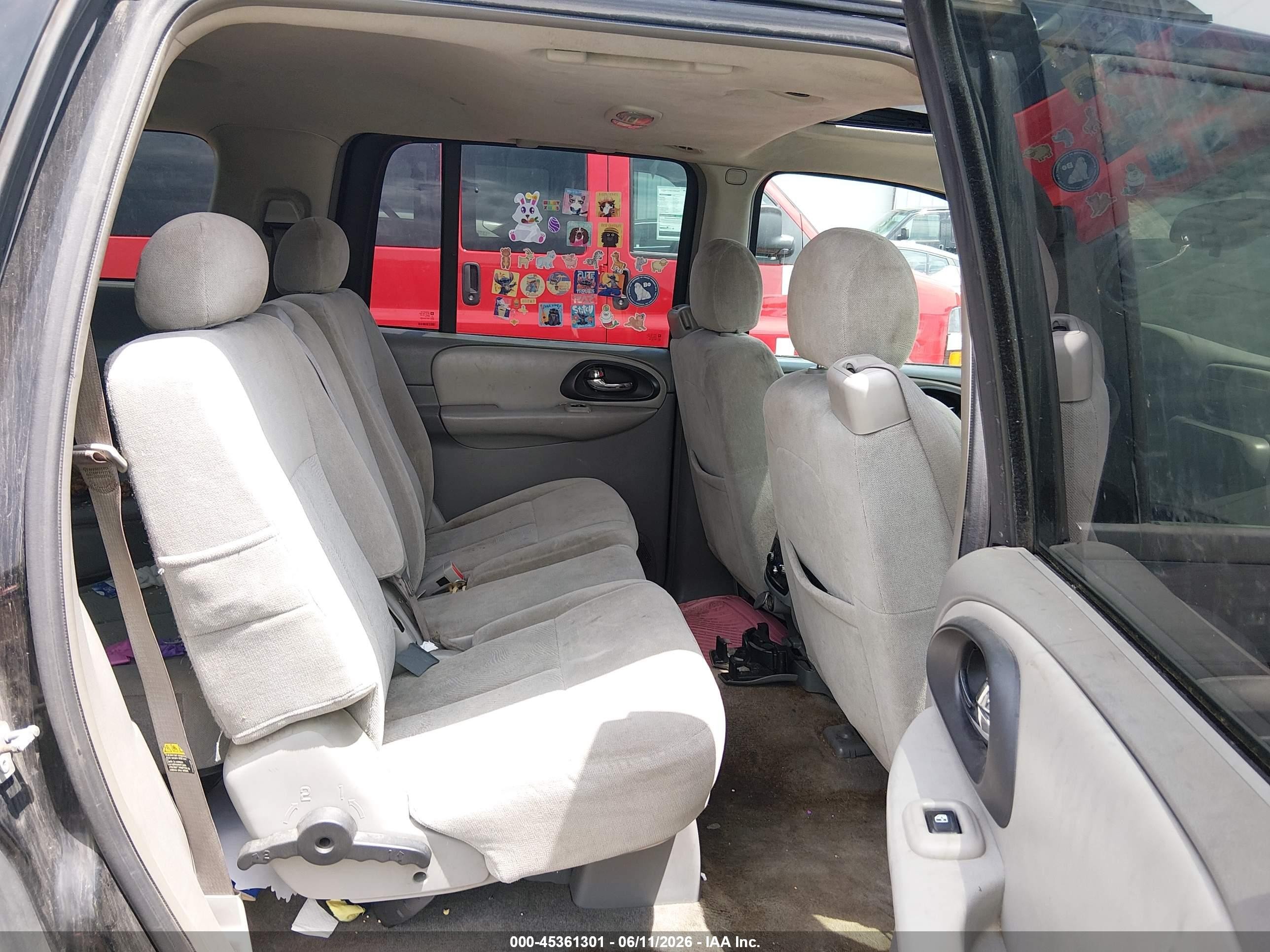 2005 Chevrolet Trailblazer Ext Ls Black vin: 1GNES16SX56203729