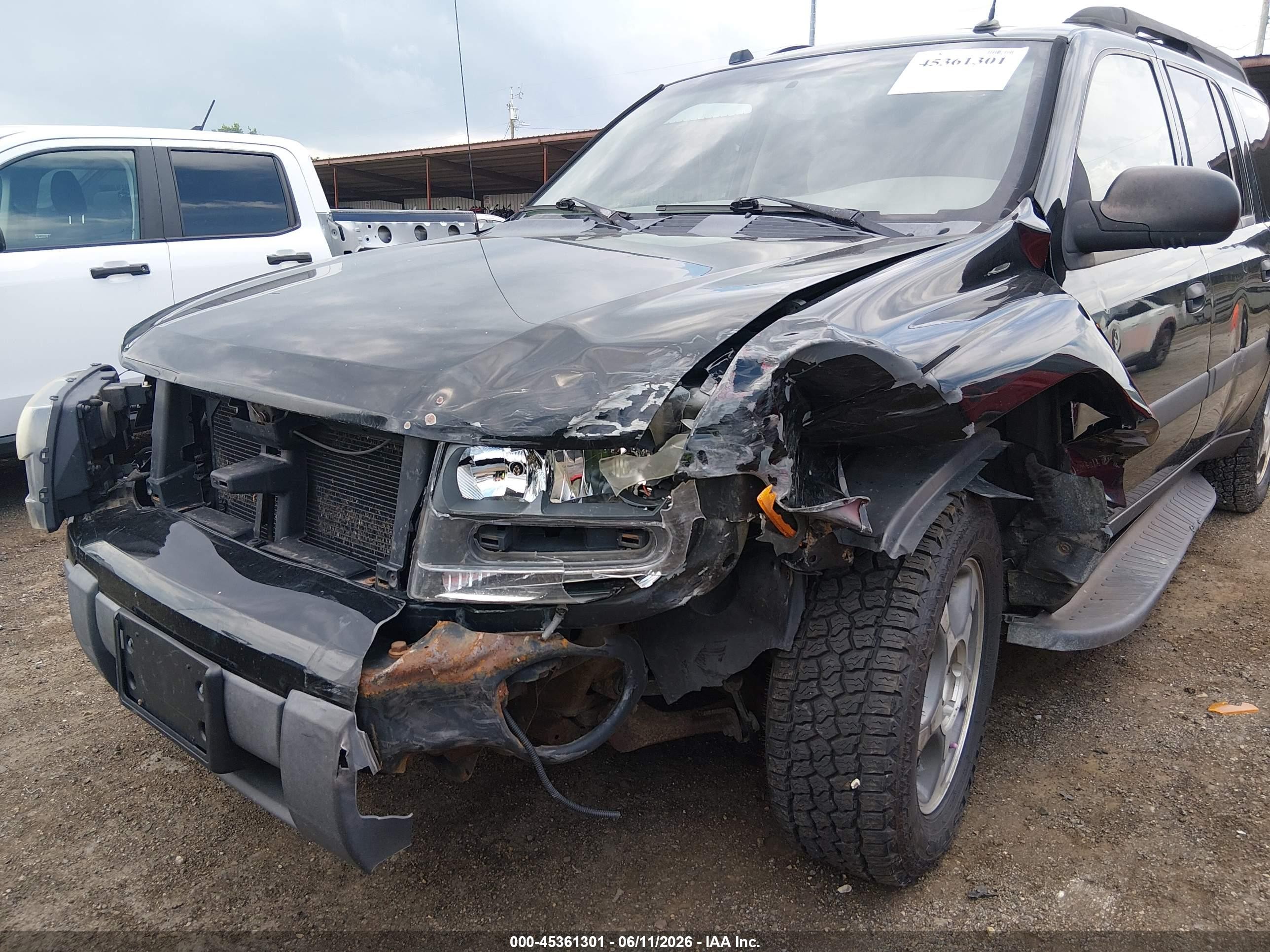 2005 Chevrolet Trailblazer Ext Ls Black vin: 1GNES16SX56203729