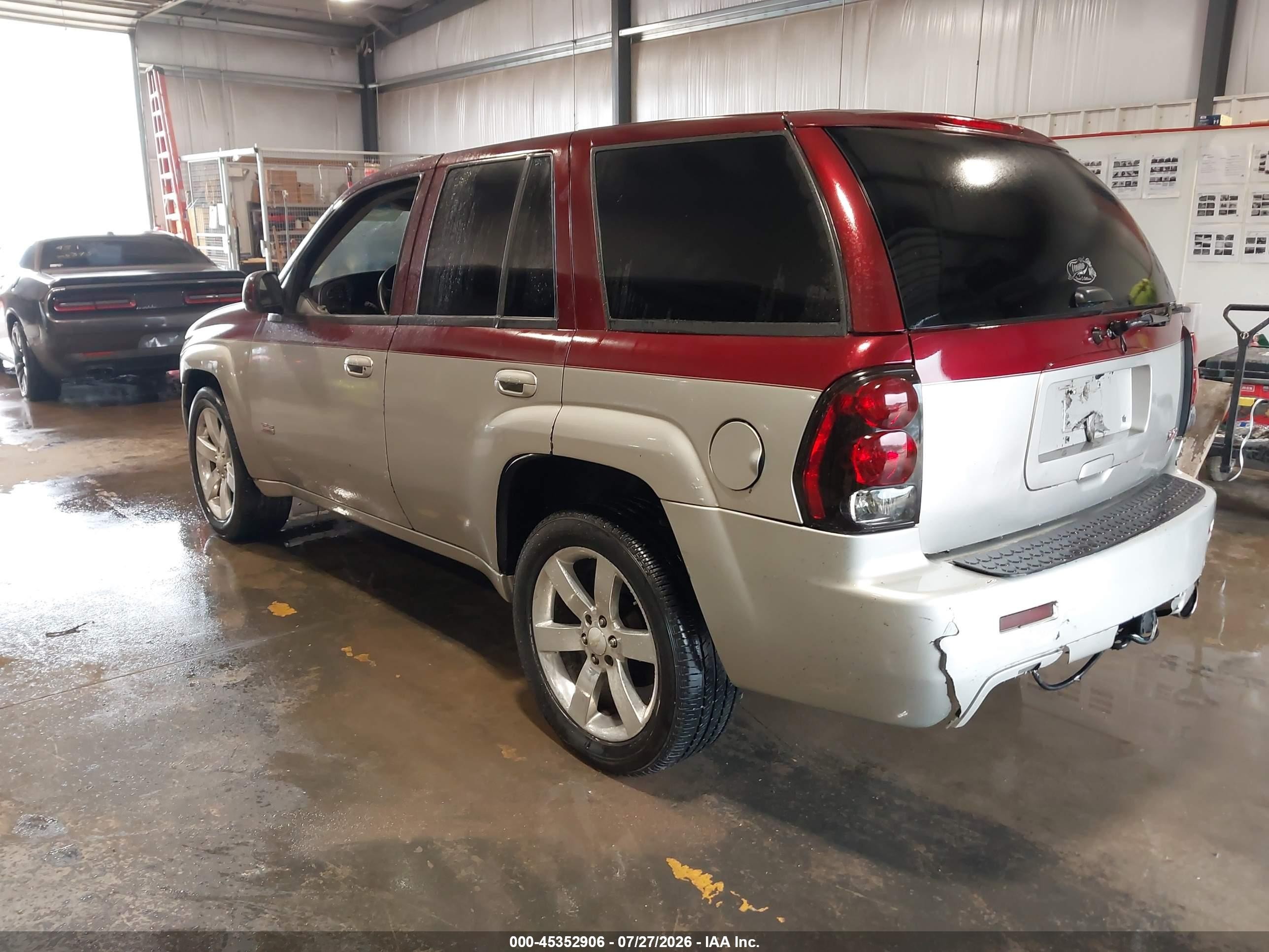 2006 Chevrolet Trailblazer Lt Maroon vin: 1GNET13H162202080