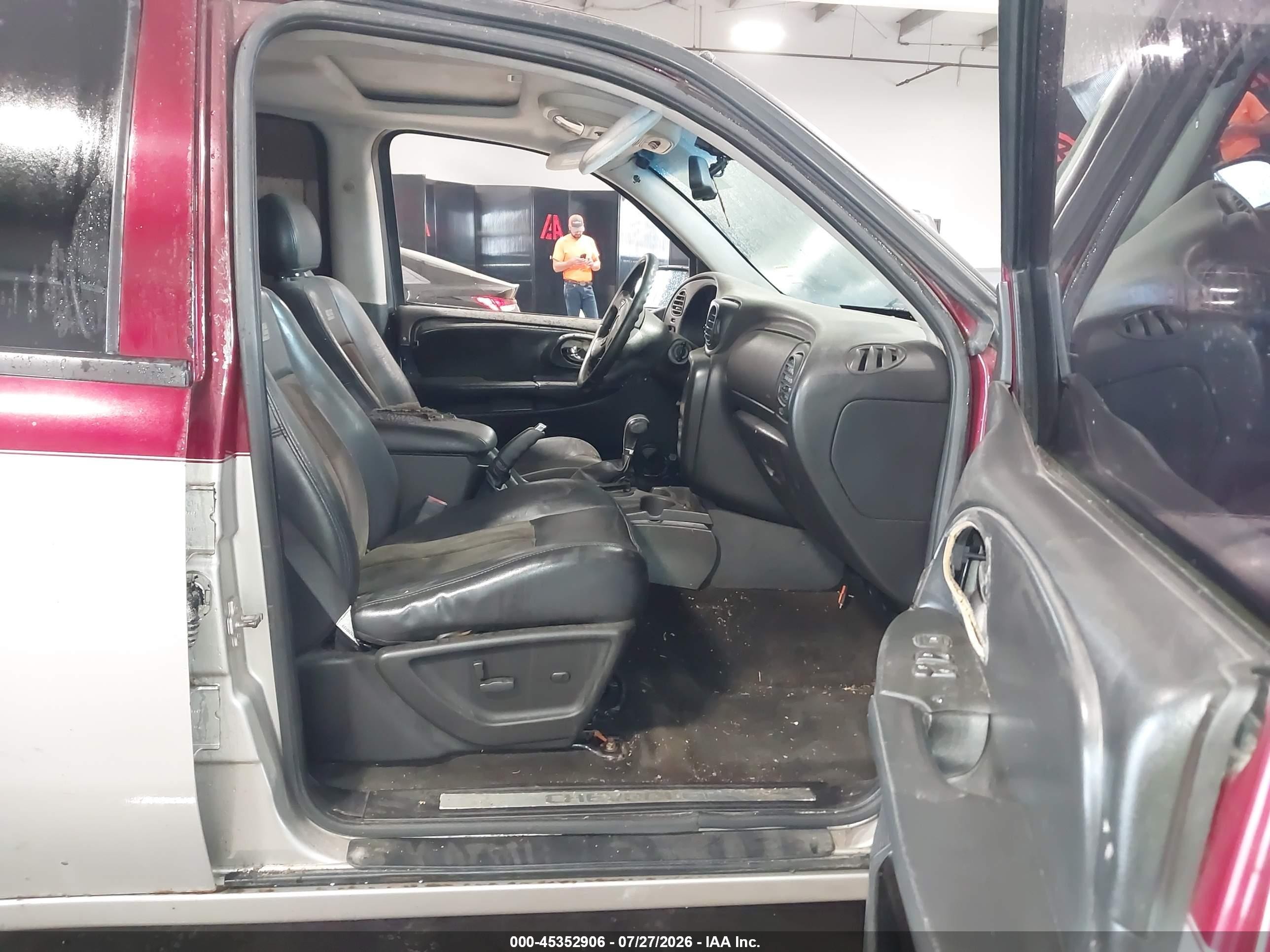 2006 Chevrolet Trailblazer Lt Maroon vin: 1GNET13H162202080