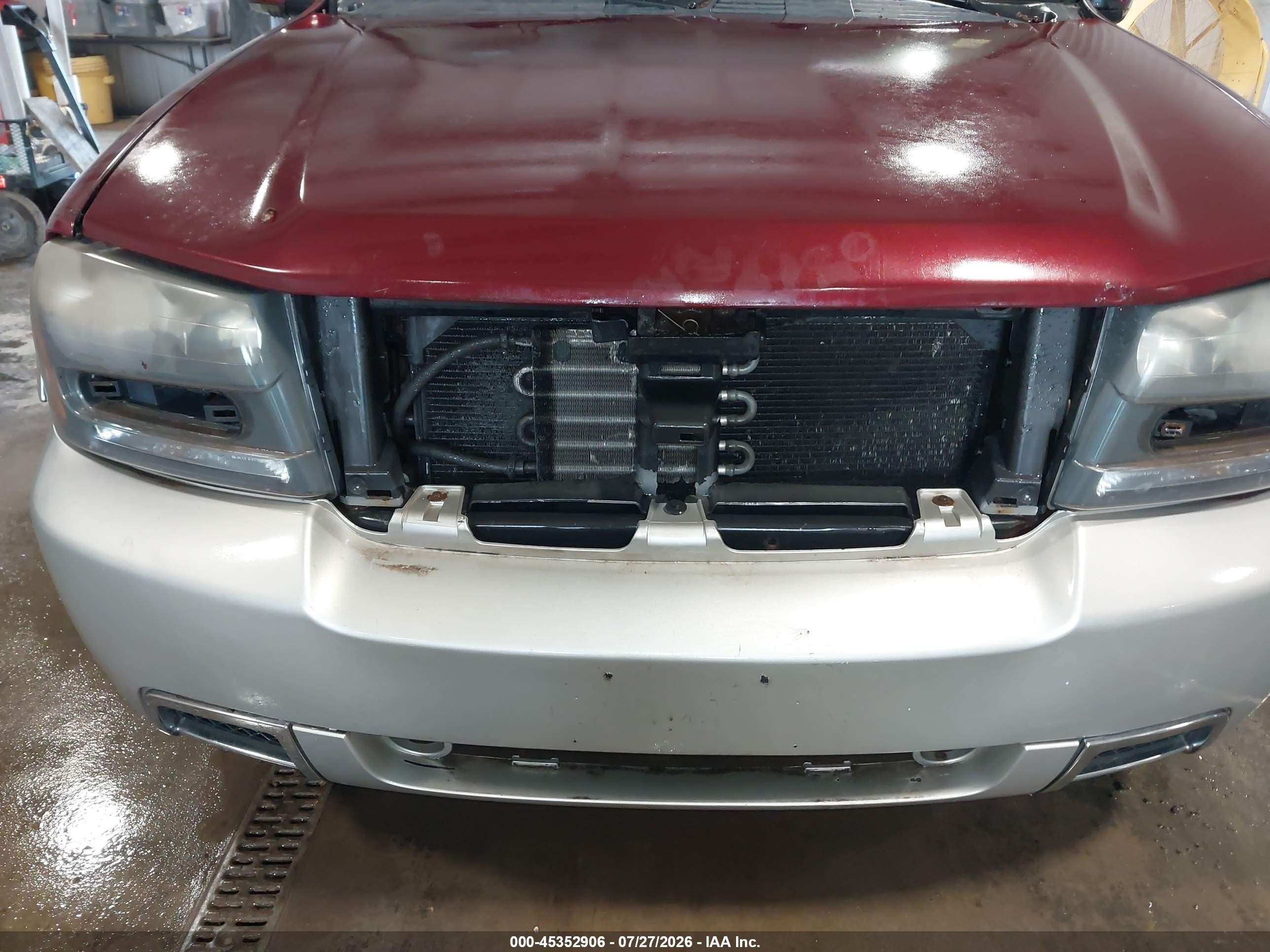 2006 Chevrolet Trailblazer Lt Maroon vin: 1GNET13H162202080