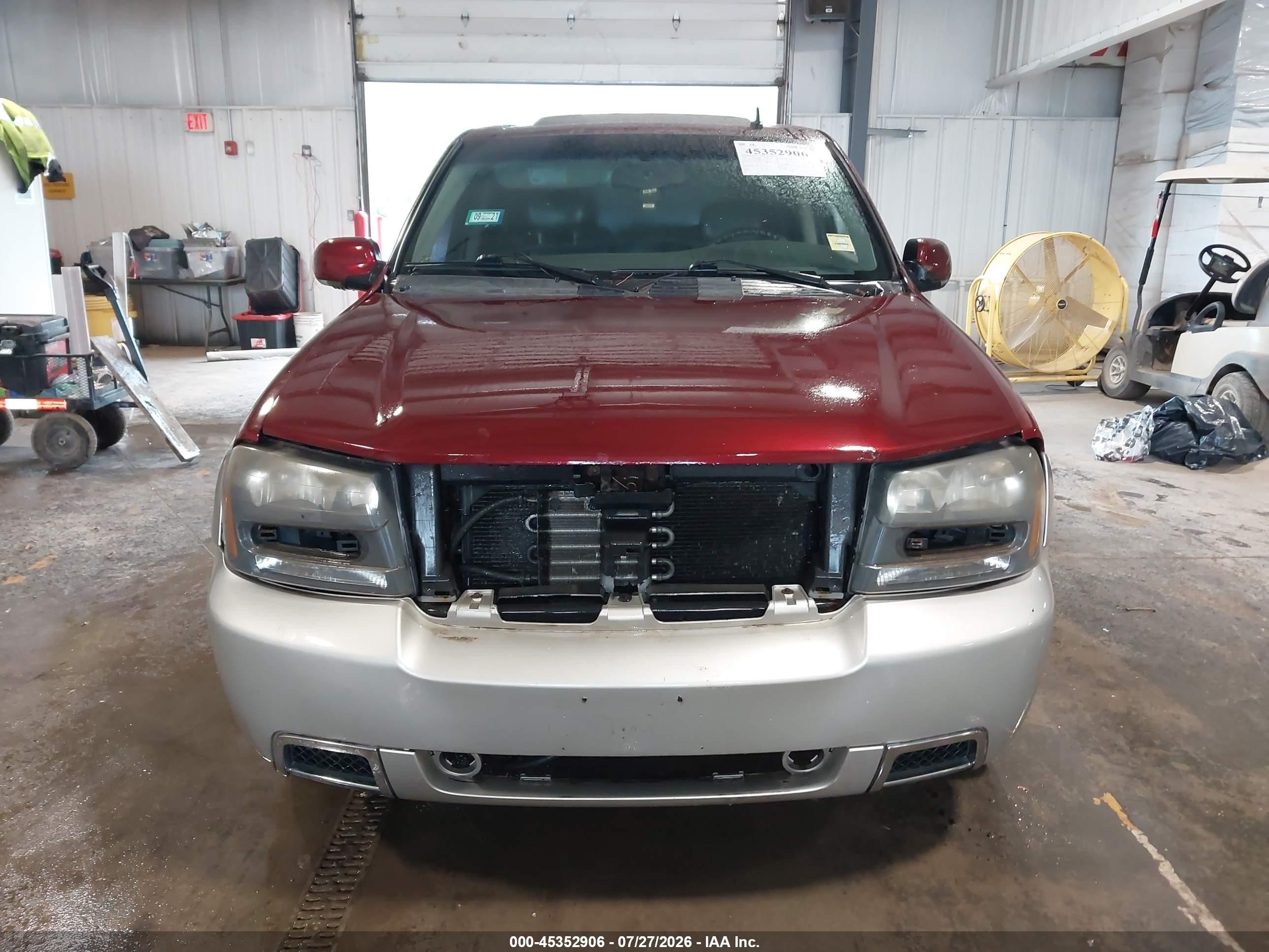 2006 Chevrolet Trailblazer Lt Maroon vin: 1GNET13H162202080