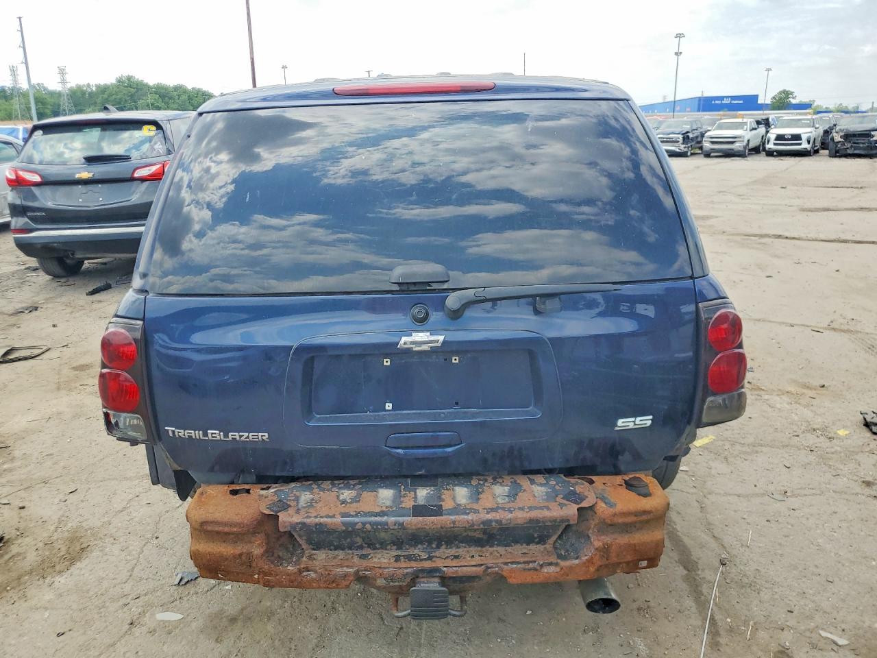 2007 Chevrolet Trailblazer Ss Blue vin: 1GNET13H272250981