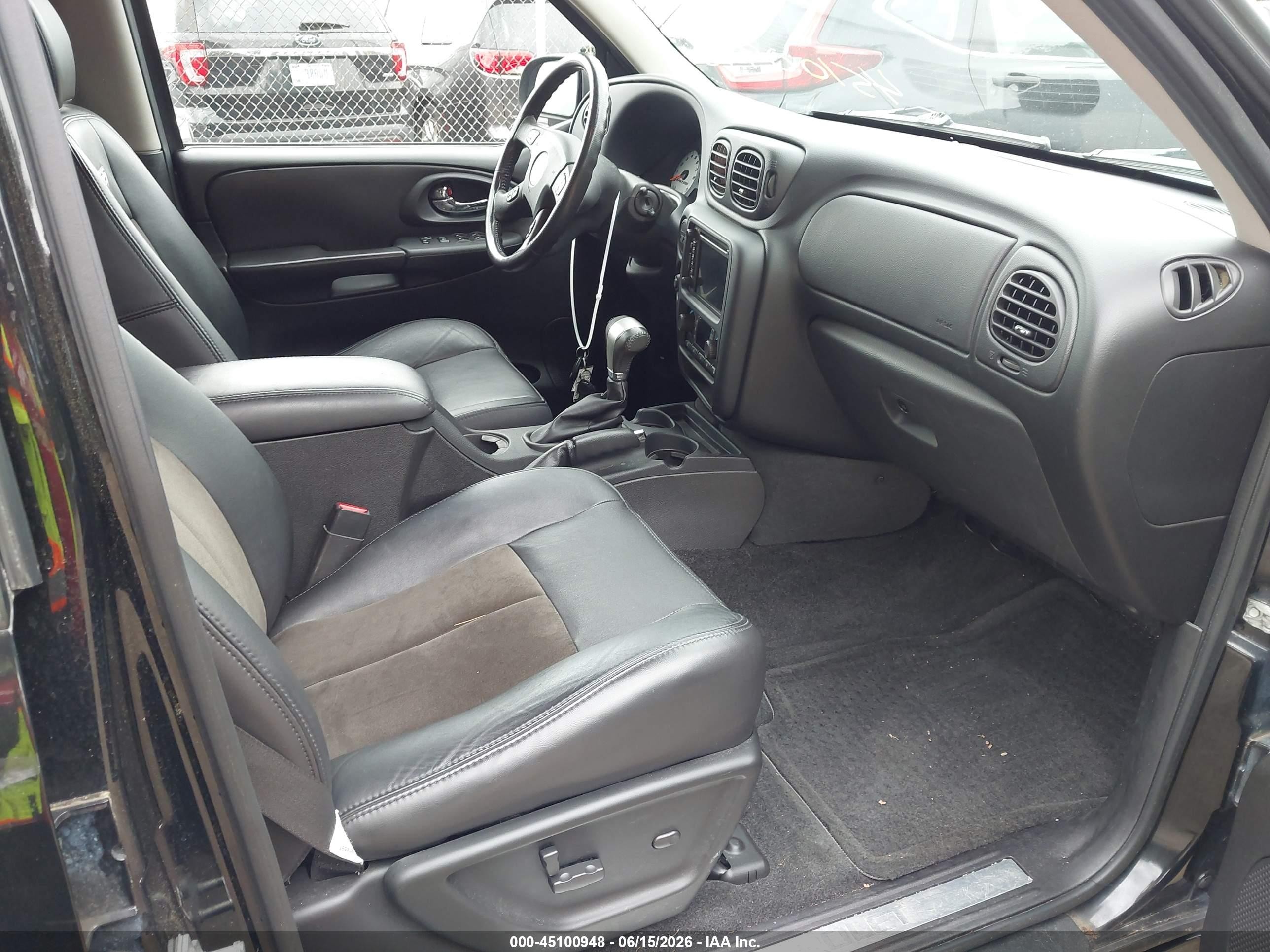 2007 Chevrolet Trailblazer Ss Black vin: 1GNET13H472289684
