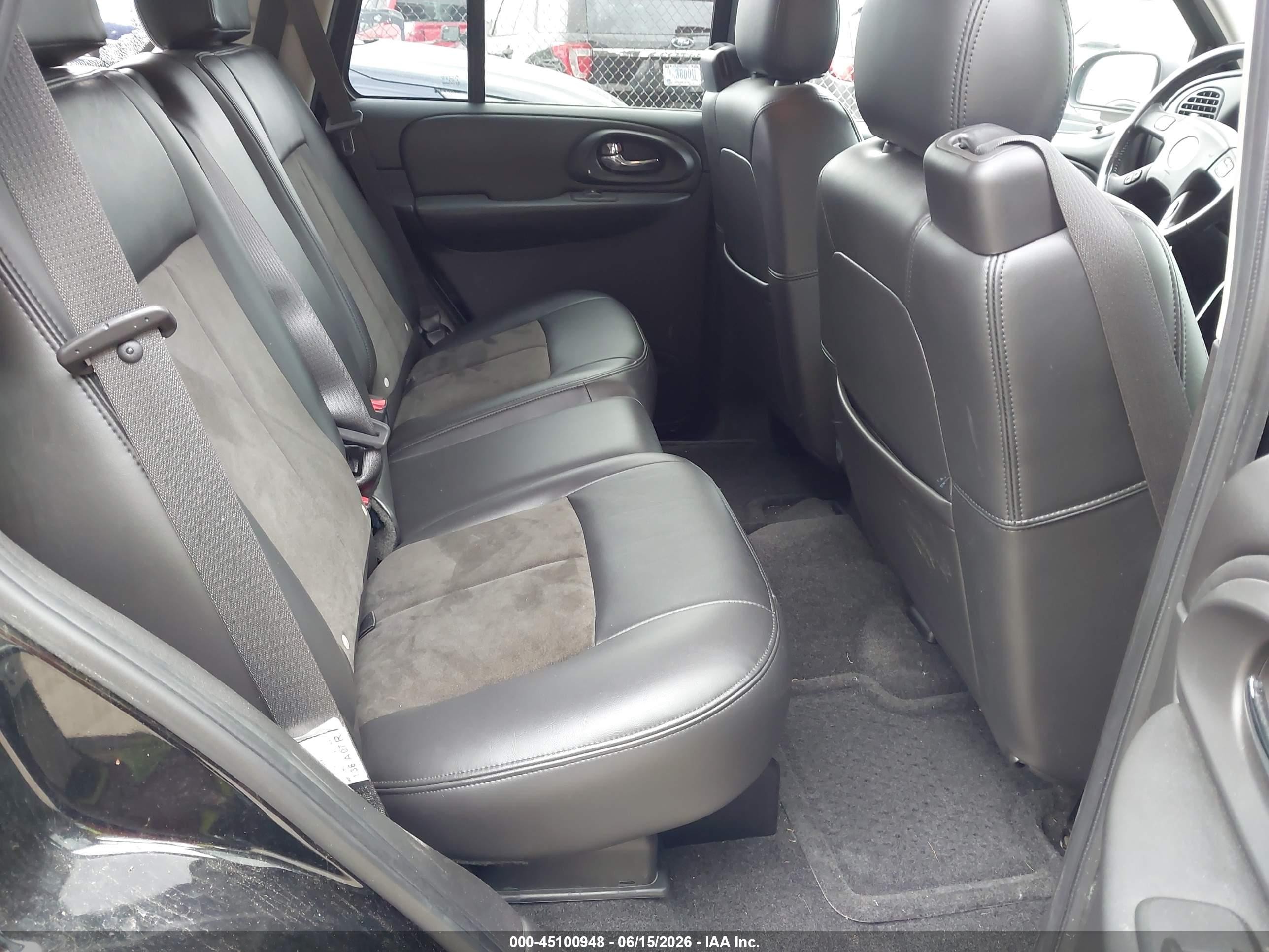 2007 Chevrolet Trailblazer Ss Black vin: 1GNET13H472289684
