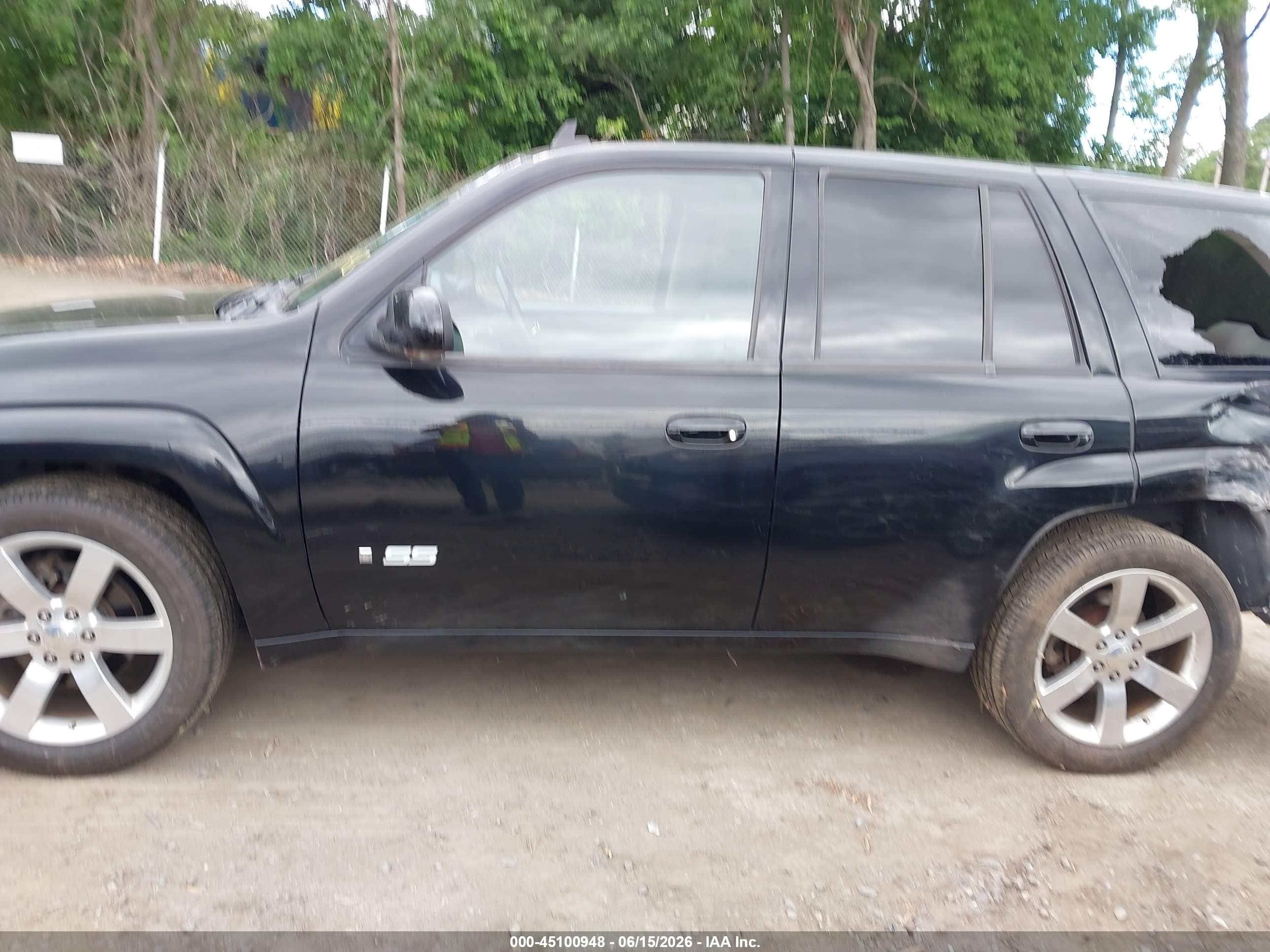 2007 Chevrolet Trailblazer Ss Black vin: 1GNET13H472289684