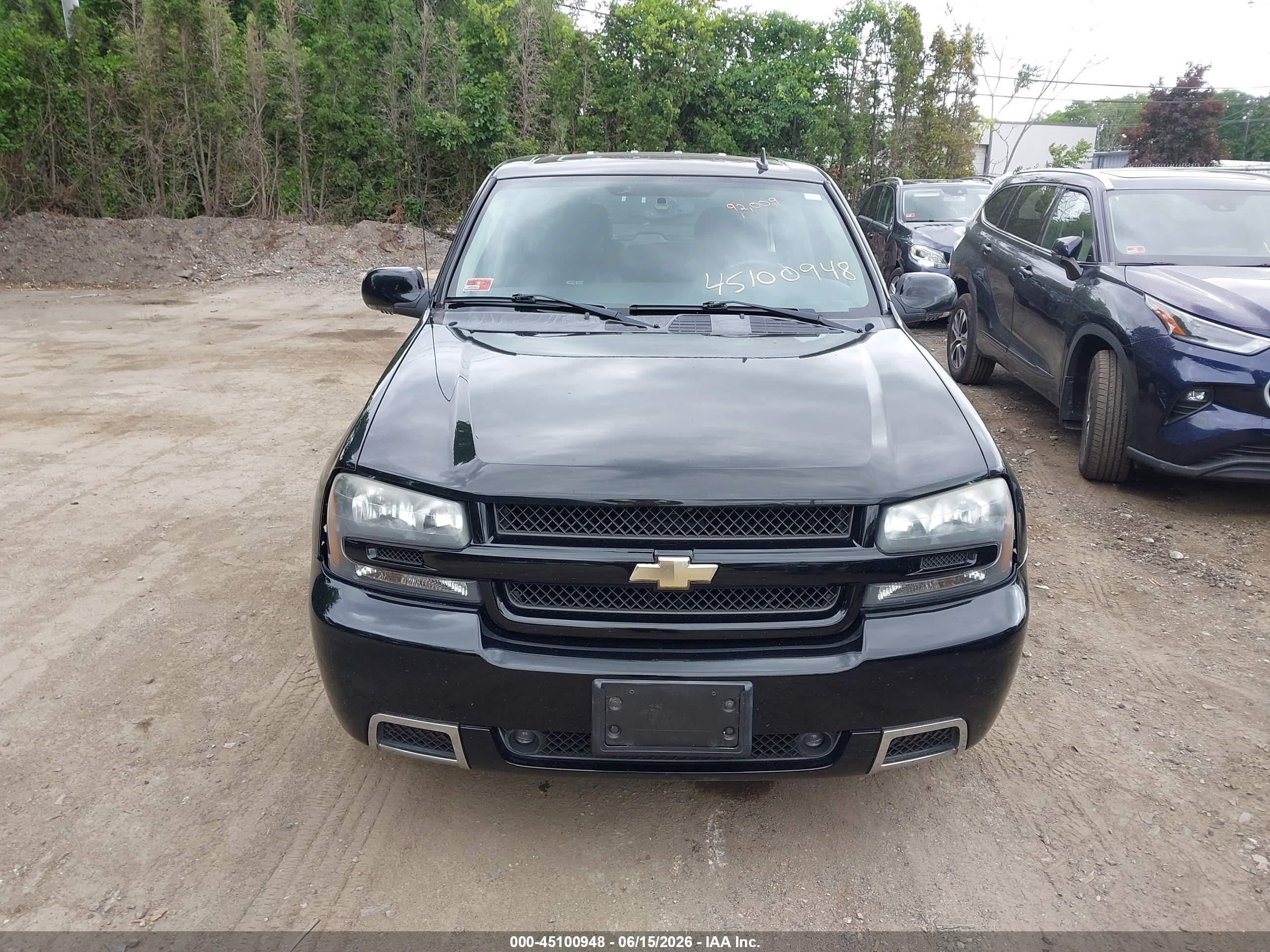2007 Chevrolet Trailblazer Ss Black vin: 1GNET13H472289684