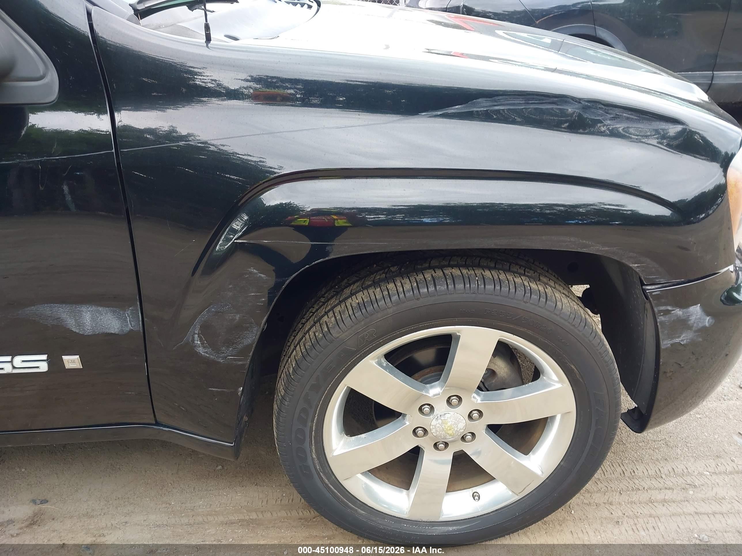 2007 Chevrolet Trailblazer Ss Black vin: 1GNET13H472289684