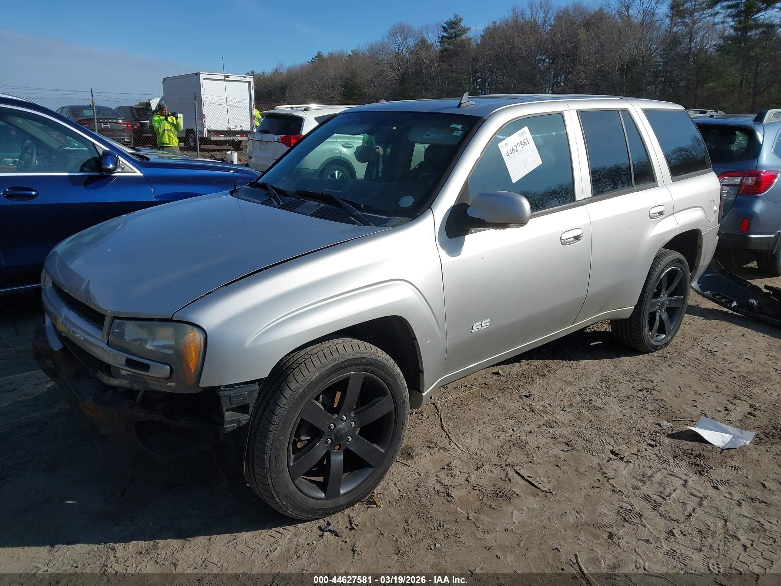 2006 Chevrolet Trailblazer Lt Gray vin: 1GNET13H662359801