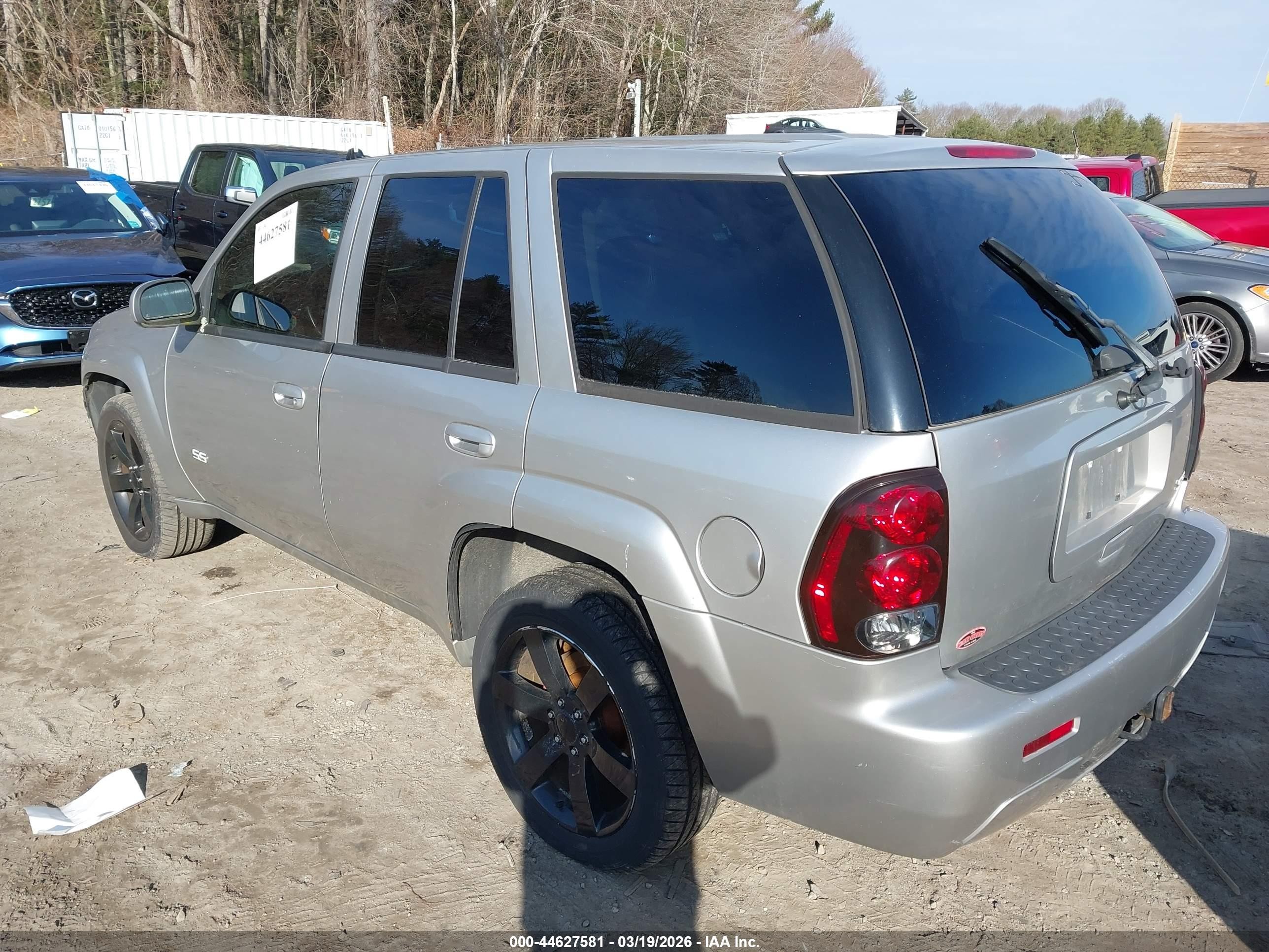 2006 Chevrolet Trailblazer Lt Gray vin: 1GNET13H662359801