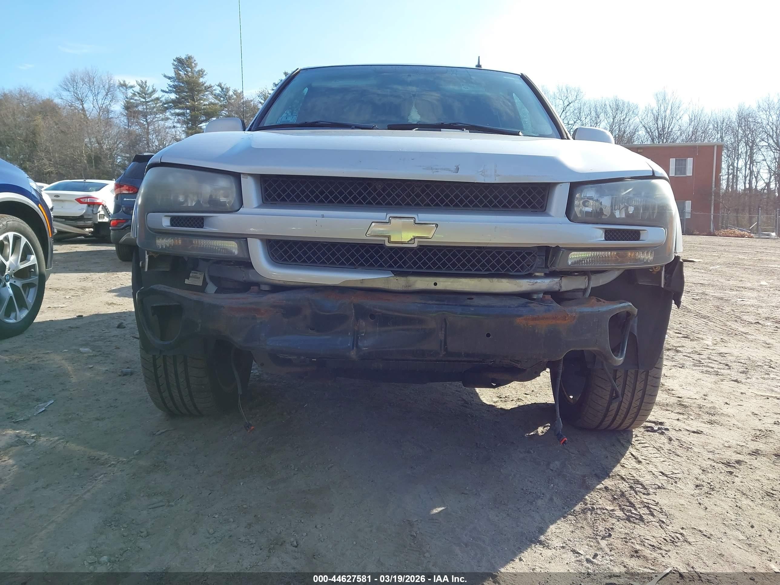 2006 Chevrolet Trailblazer Lt Gray vin: 1GNET13H662359801