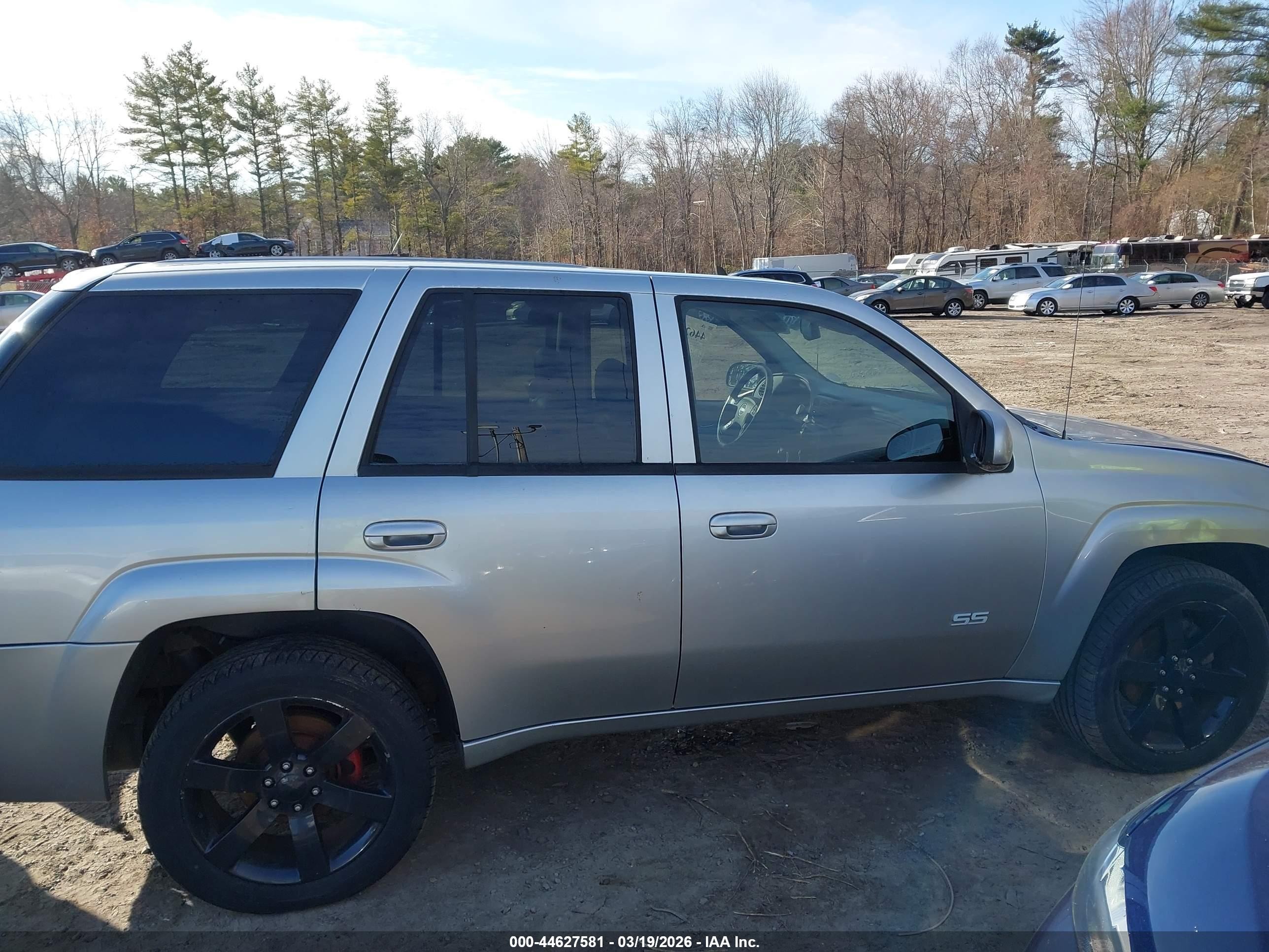 2006 Chevrolet Trailblazer Lt Gray vin: 1GNET13H662359801