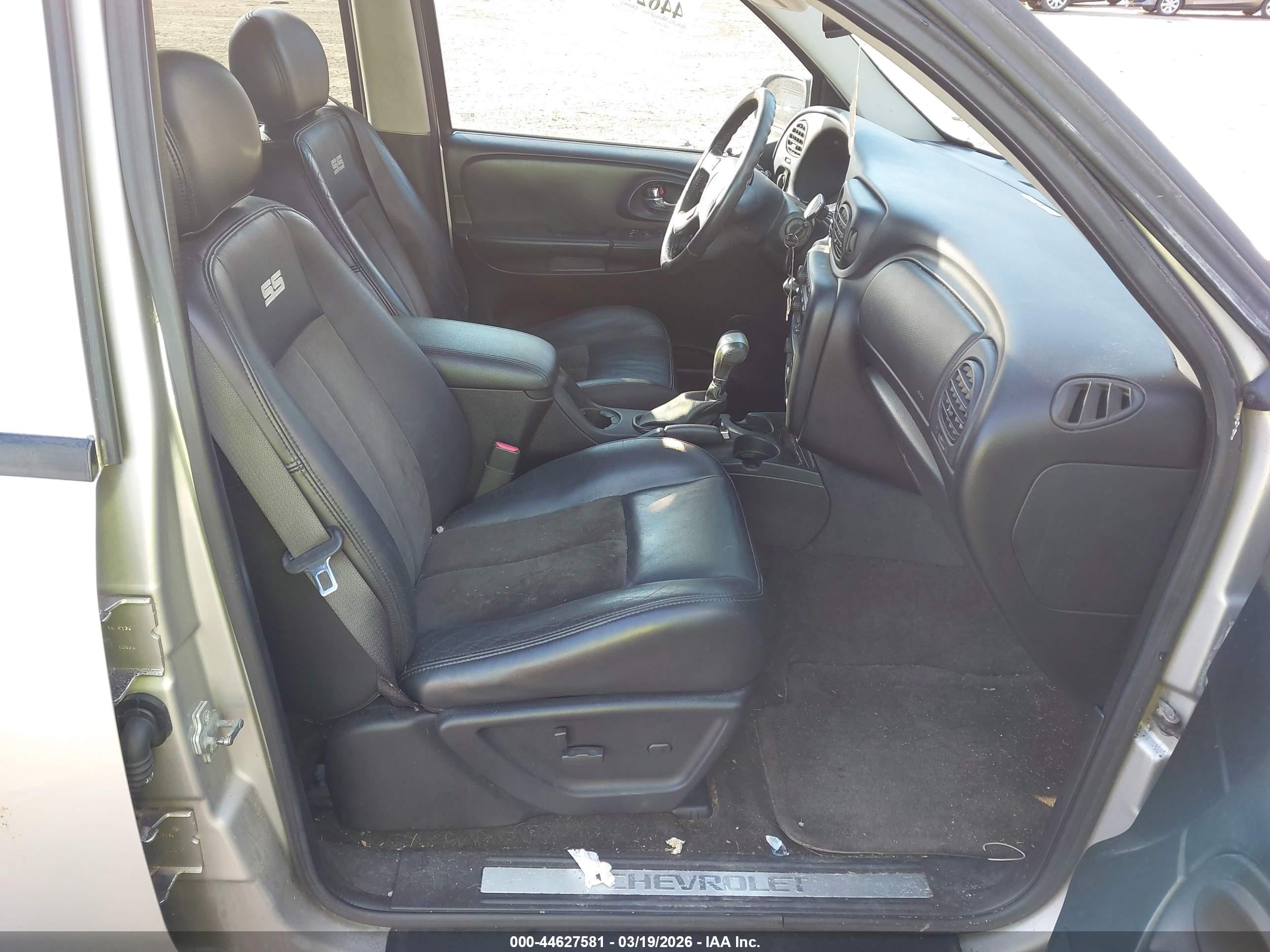 2006 Chevrolet Trailblazer Lt Gray vin: 1GNET13H662359801