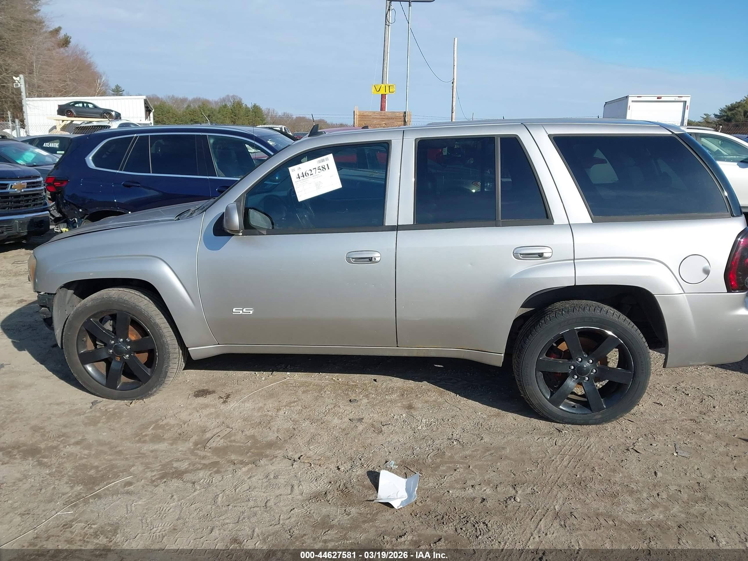 2006 Chevrolet Trailblazer Lt Gray vin: 1GNET13H662359801