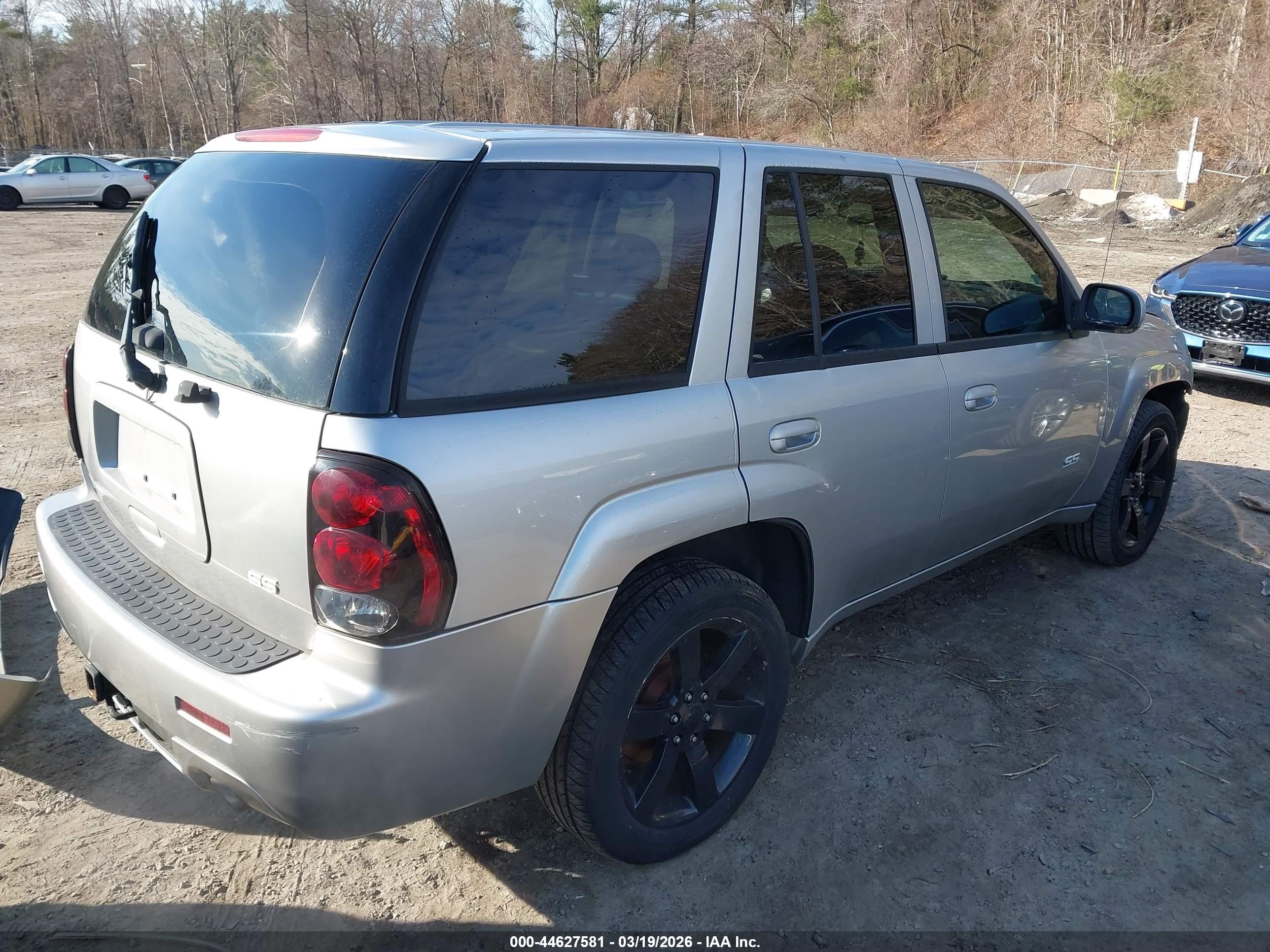 2006 Chevrolet Trailblazer Lt Gray vin: 1GNET13H662359801