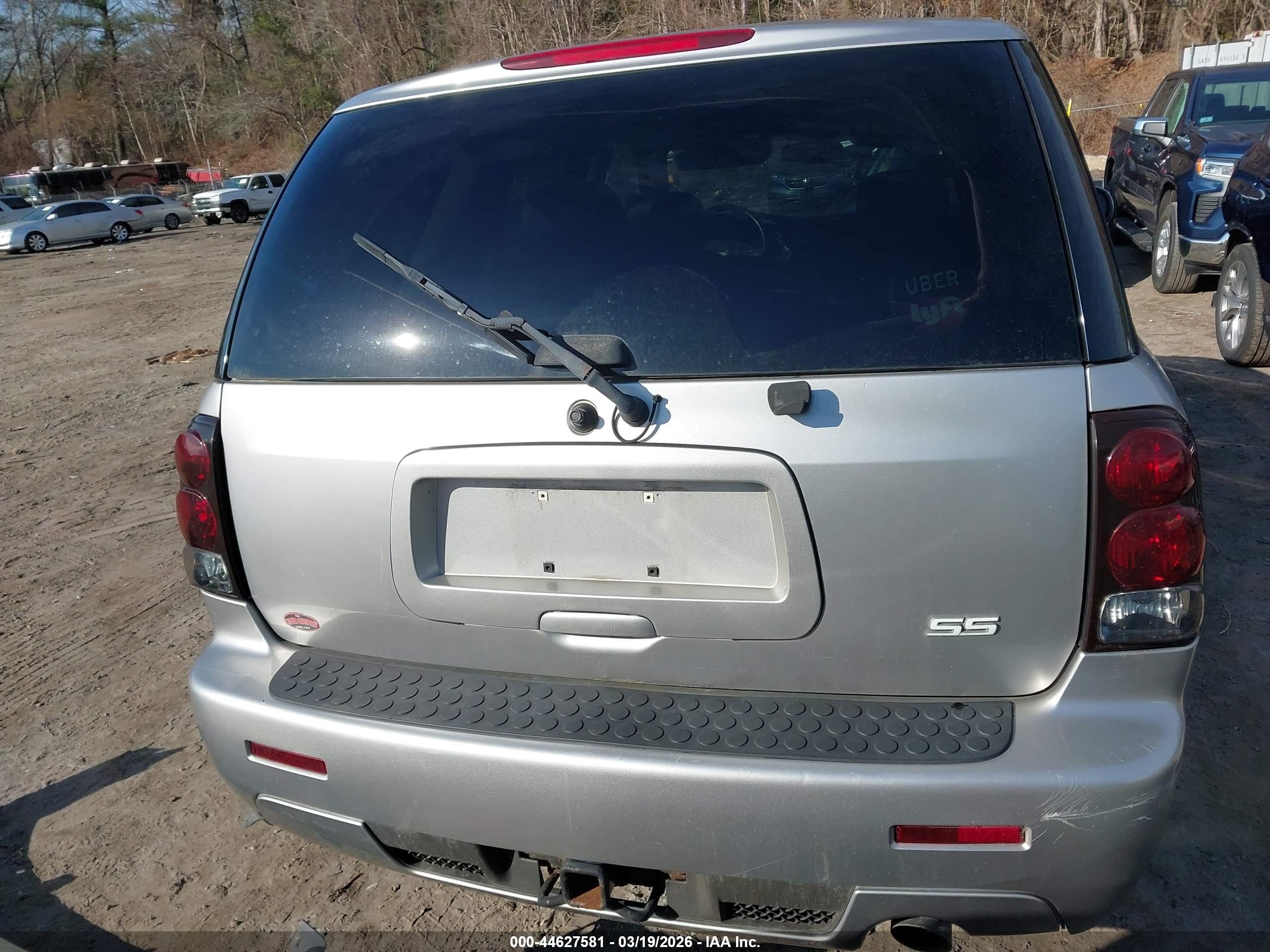2006 Chevrolet Trailblazer Lt Gray vin: 1GNET13H662359801