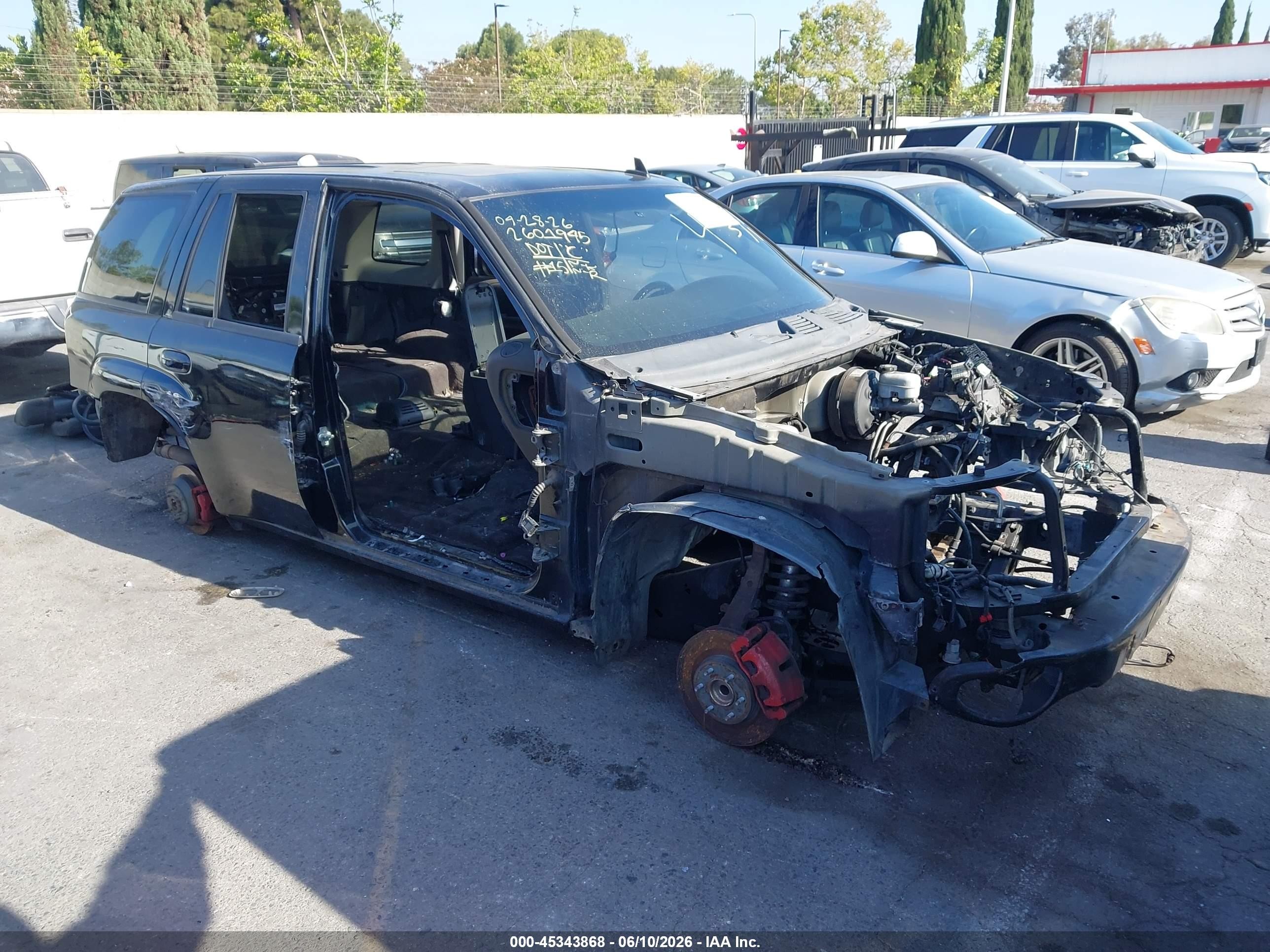 2007 Chevrolet Trailblazer Ss Black vin: 1GNET13H772178546