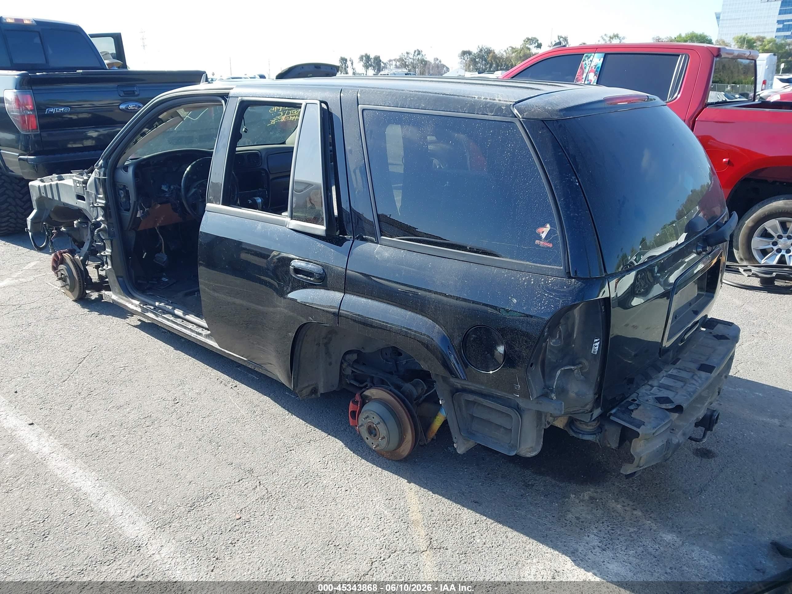2007 Chevrolet Trailblazer Ss Black vin: 1GNET13H772178546