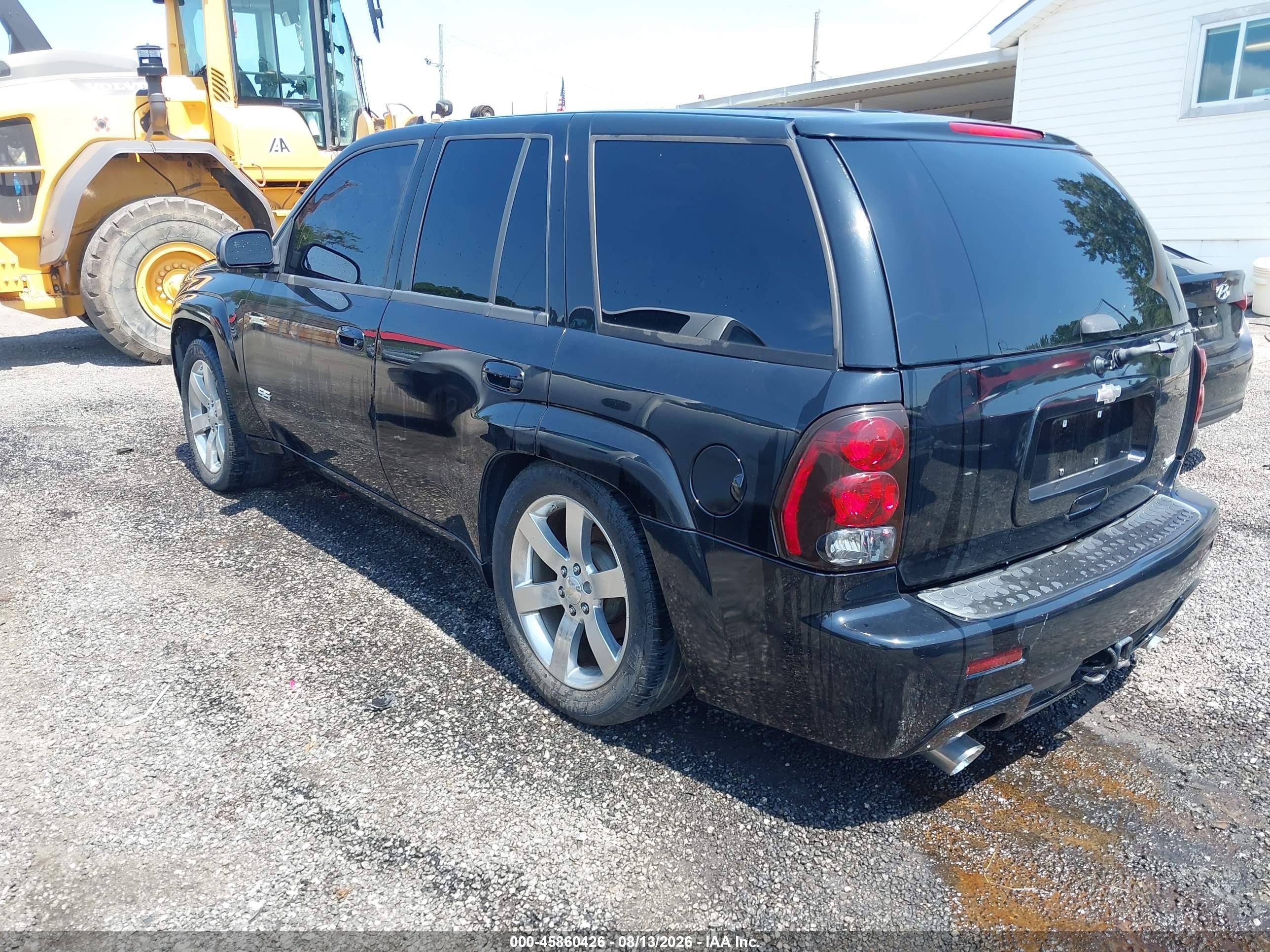 2006 Chevrolet Trailblazer Lt Black vin: 1GNET13H962284754