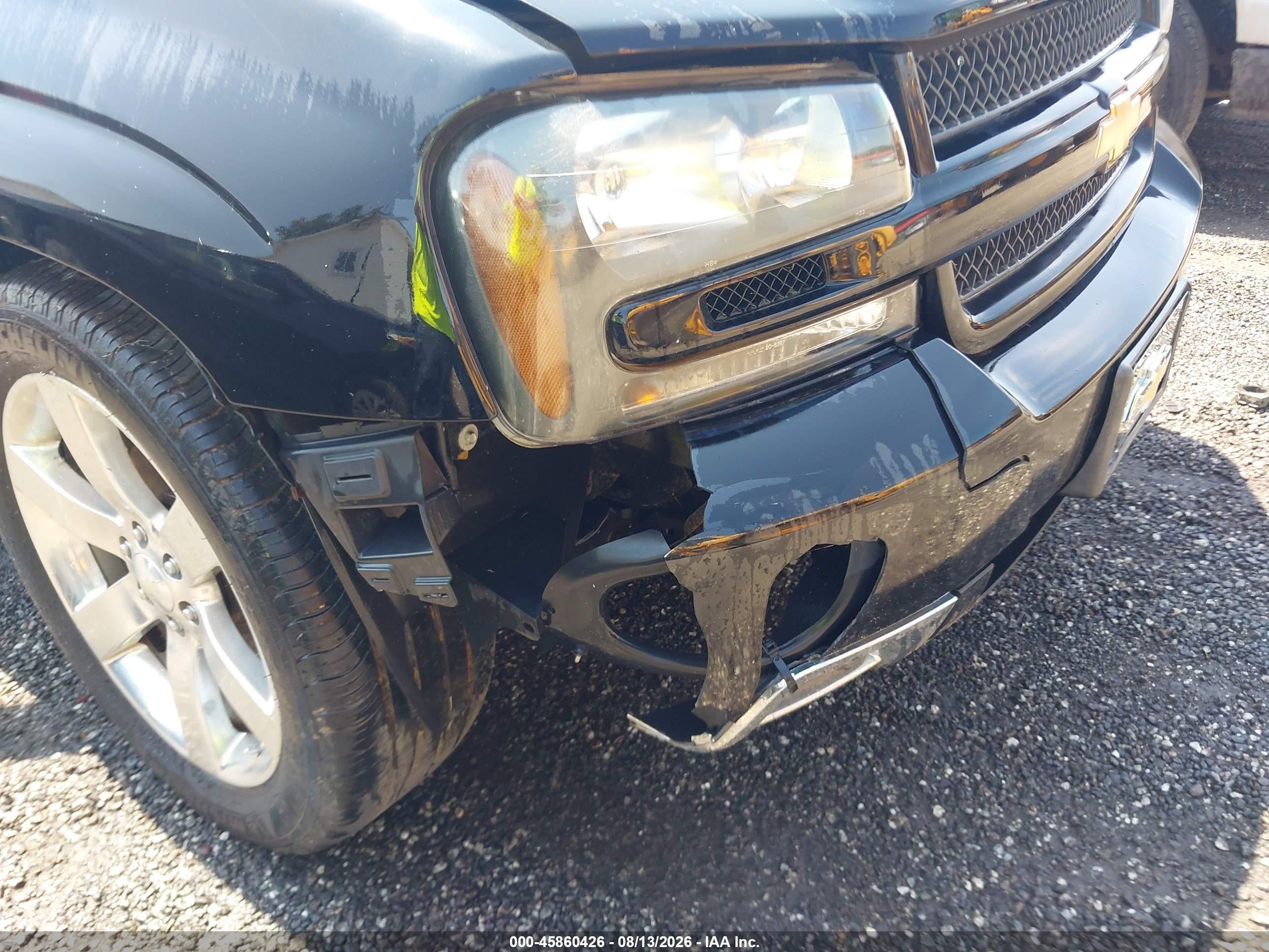 2006 Chevrolet Trailblazer Lt Black vin: 1GNET13H962284754