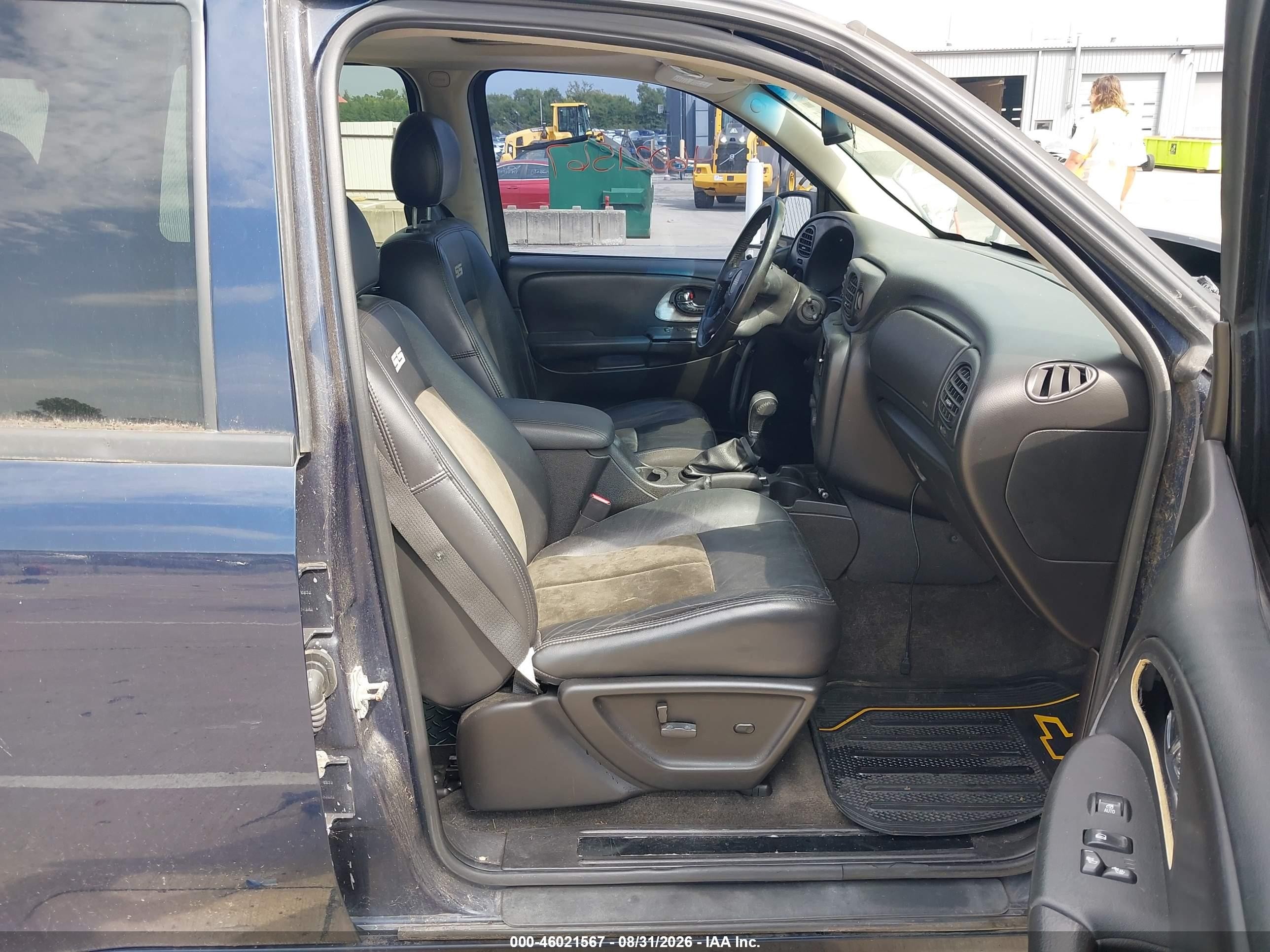 2007 Chevrolet Trailblazer Ss Синий vin: 1GNET13H972169086