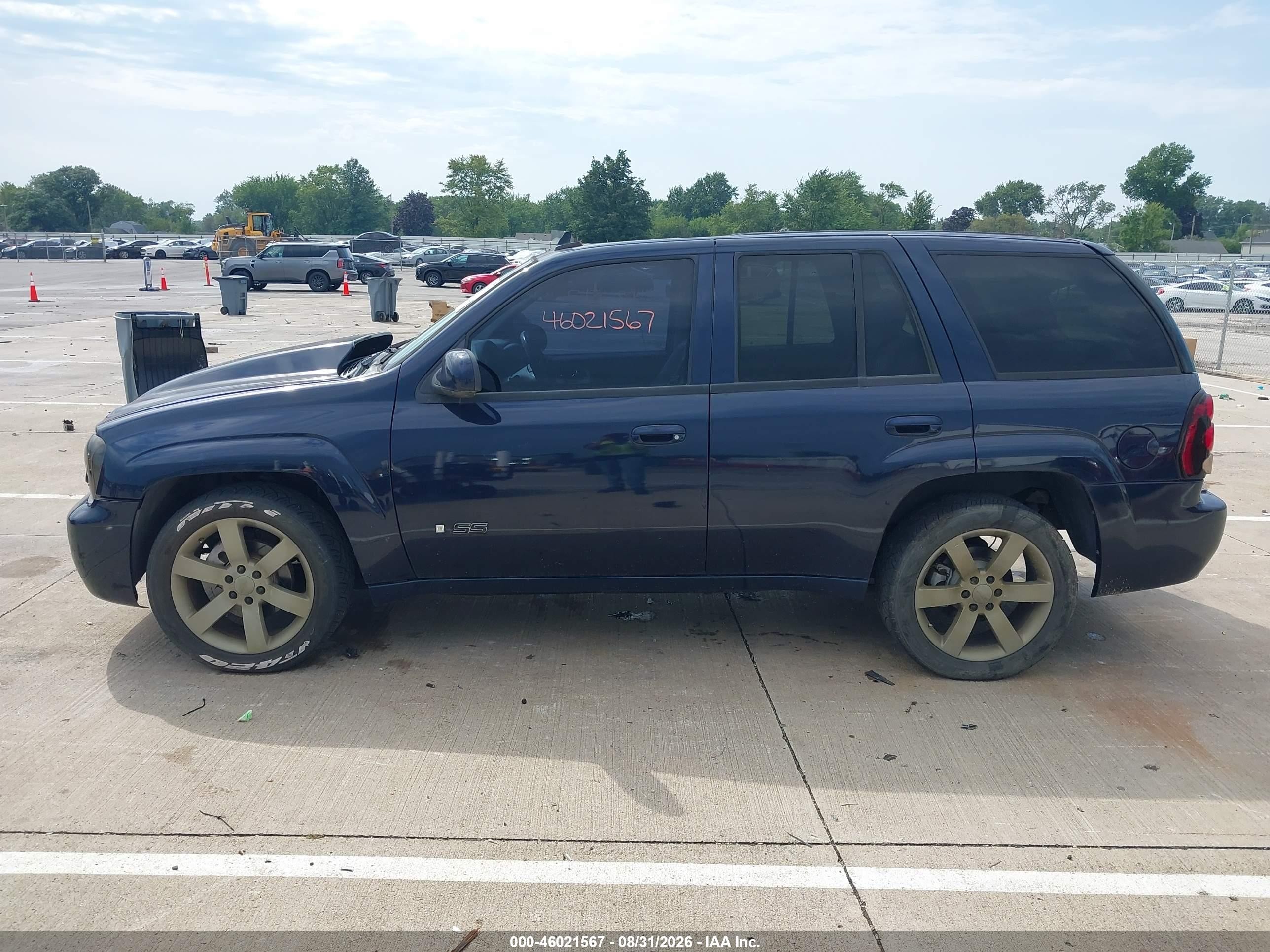2007 Chevrolet Trailblazer Ss Синий vin: 1GNET13H972169086