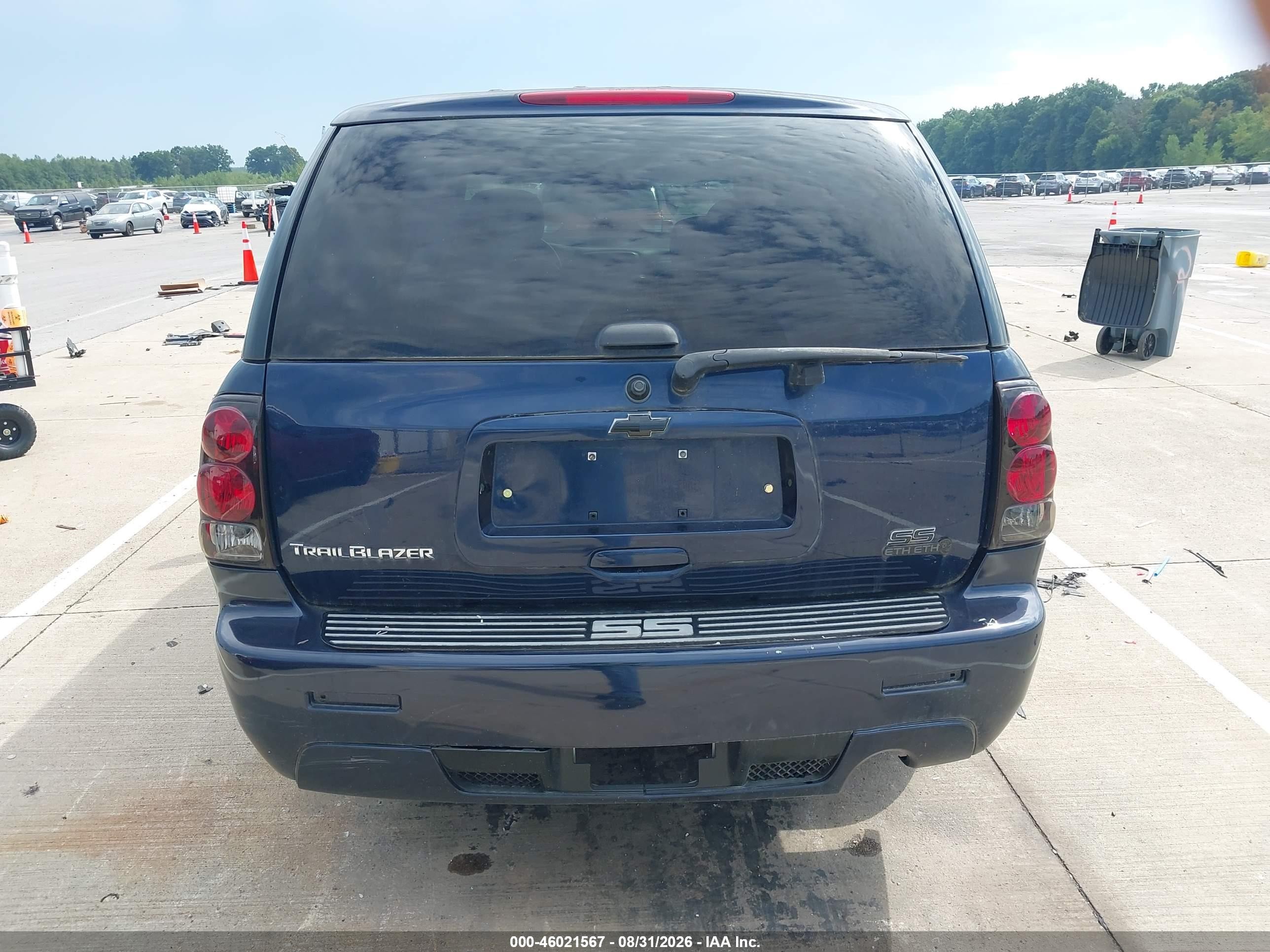 2007 Chevrolet Trailblazer Ss Синий vin: 1GNET13H972169086
