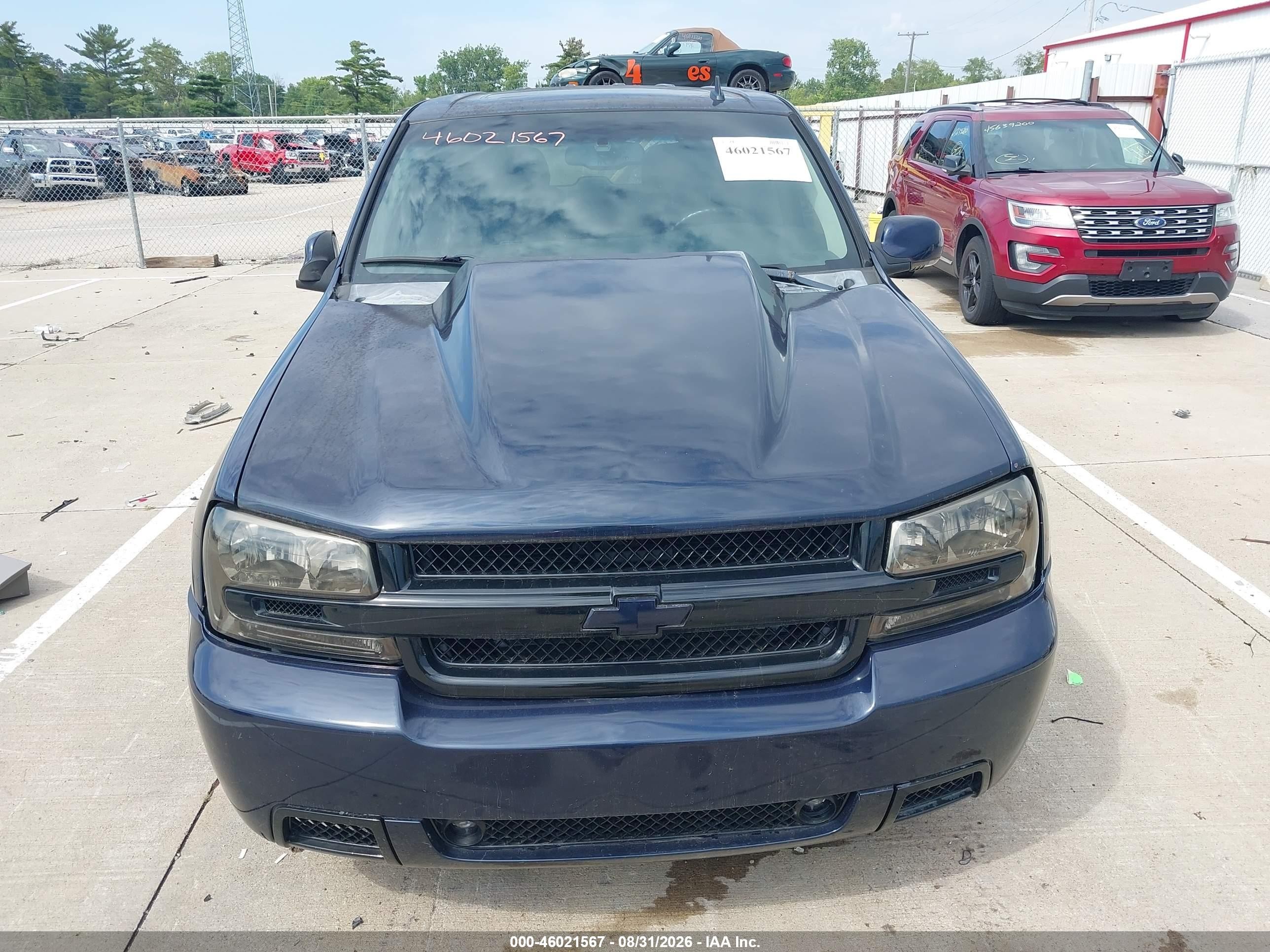 2007 Chevrolet Trailblazer Ss Синий vin: 1GNET13H972169086