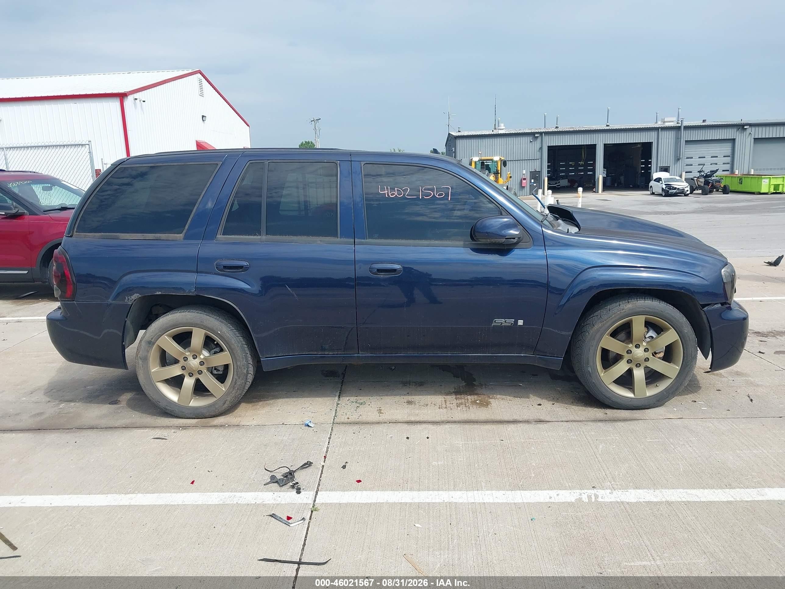 2007 Chevrolet Trailblazer Ss Синий vin: 1GNET13H972169086