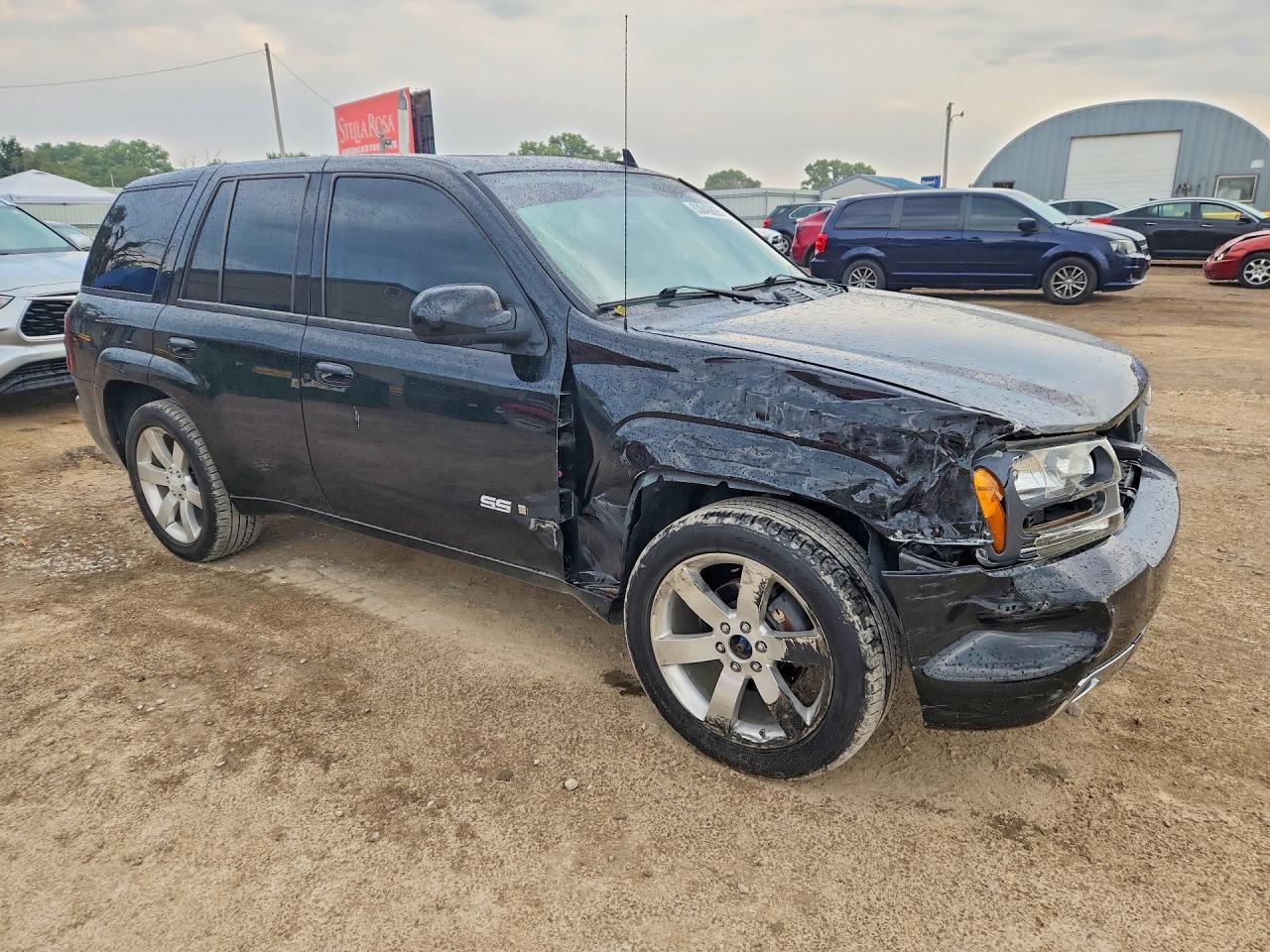 2008 Chevrolet Trailblazer Ss Black vin: 1GNET13H982118317