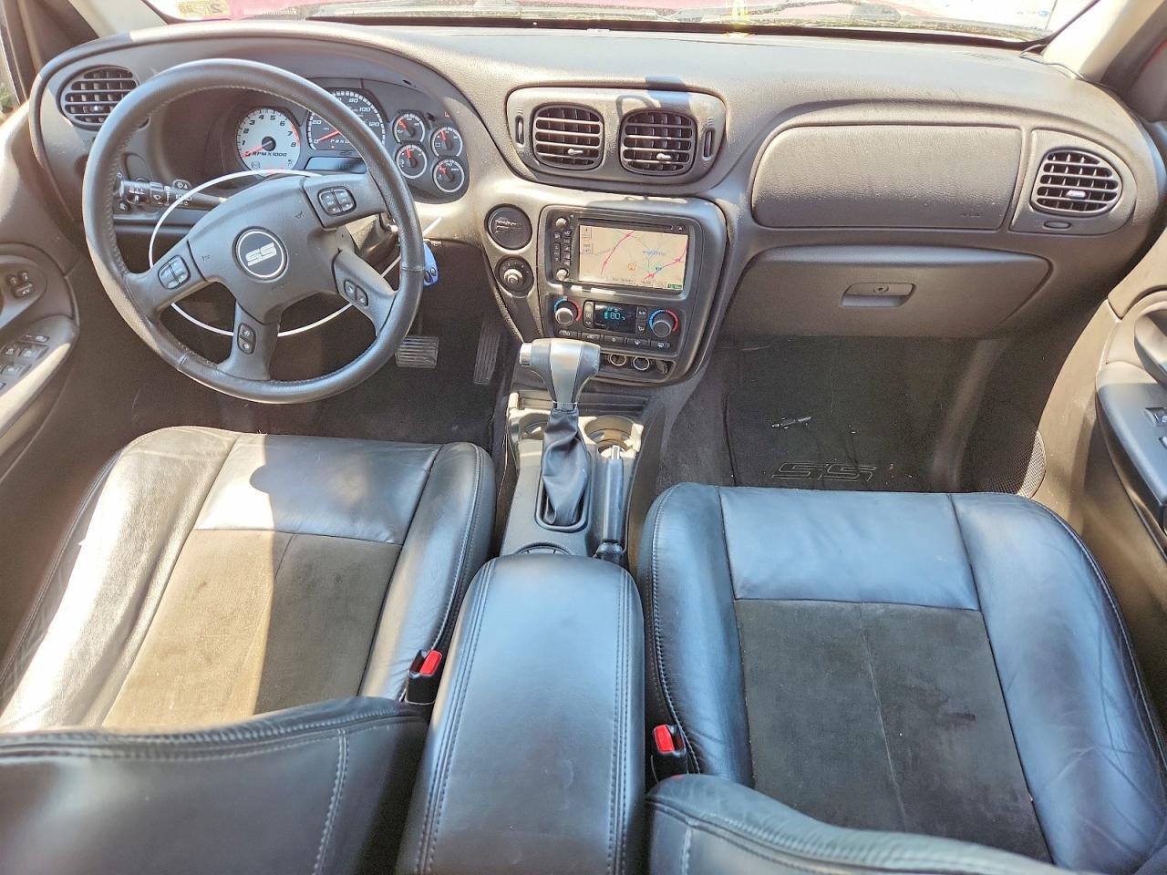 2008 Chevrolet Trailblazer Ss Burgundy vin: 1GNET13H982147736