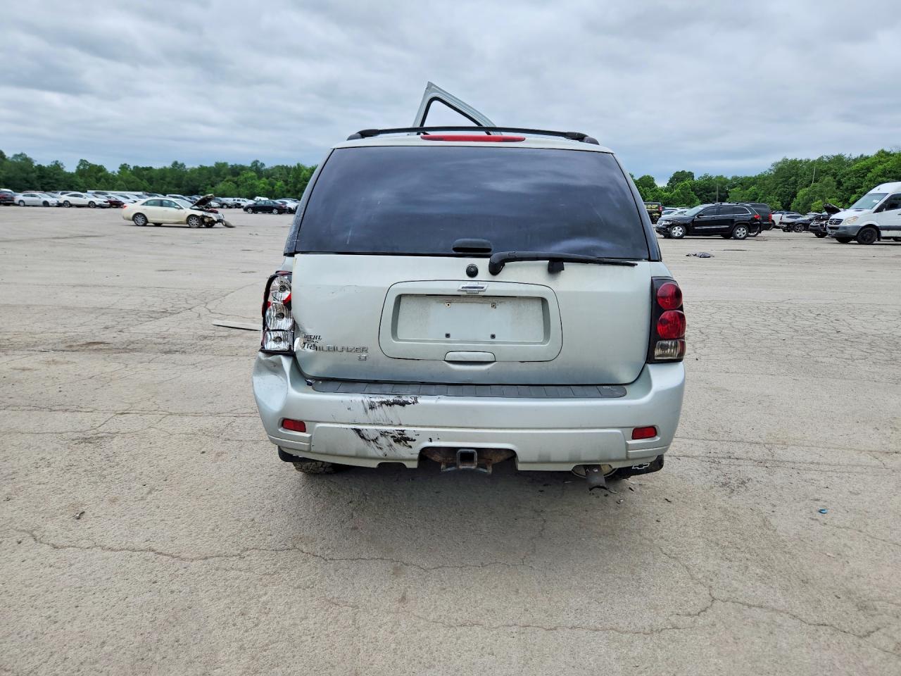 2008 Chevrolet Trailblazer Ls Silver vin: 1GNET13M282177772