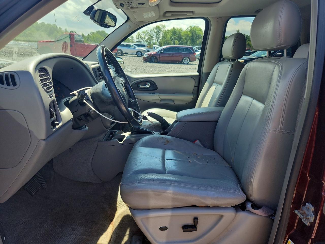 2006 Chevrolet Trailblazer Ls Burgundy vin: 1GNET13M762143548