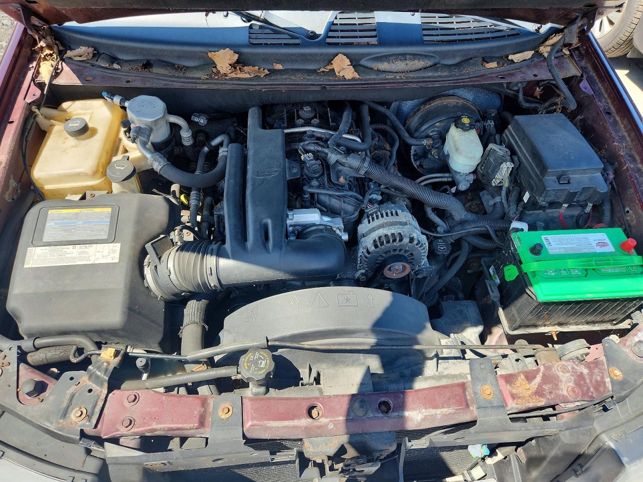 2006 Chevrolet Trailblazer Ls Burgundy vin: 1GNET13M762143548