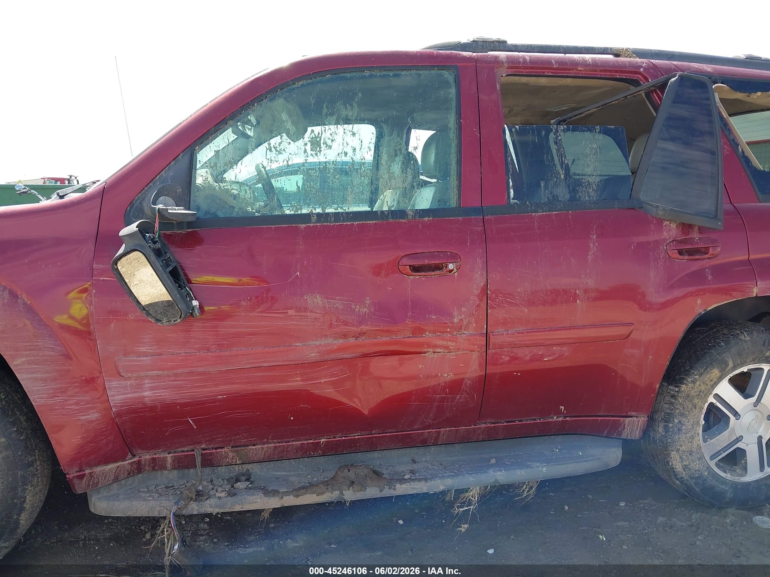 2007 Chevrolet Trailblazer Lt Red vin: 1GNET13M772262833