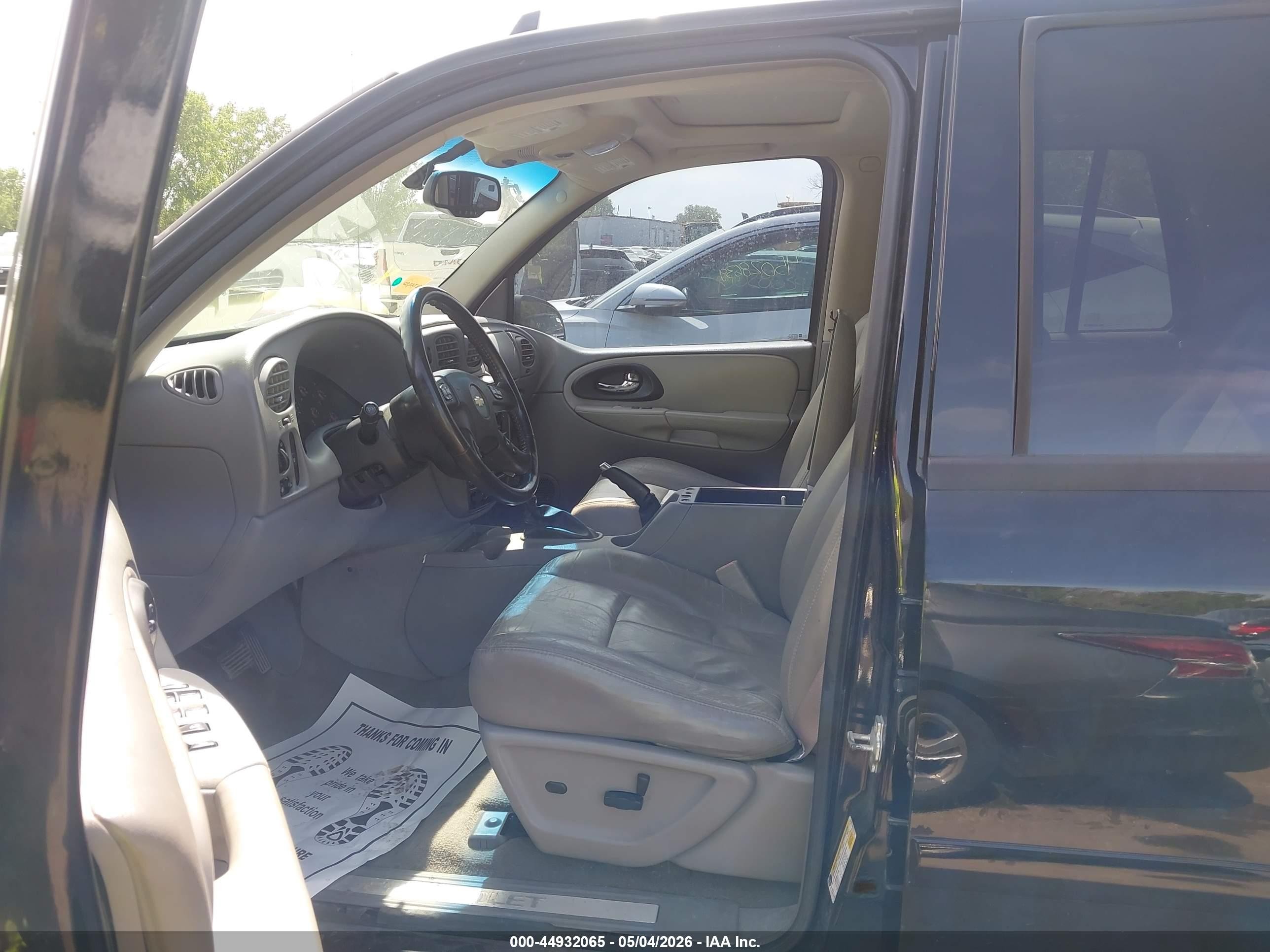 2006 Chevrolet Trailblazer Lt Черный vin: 1GNET13M962166782